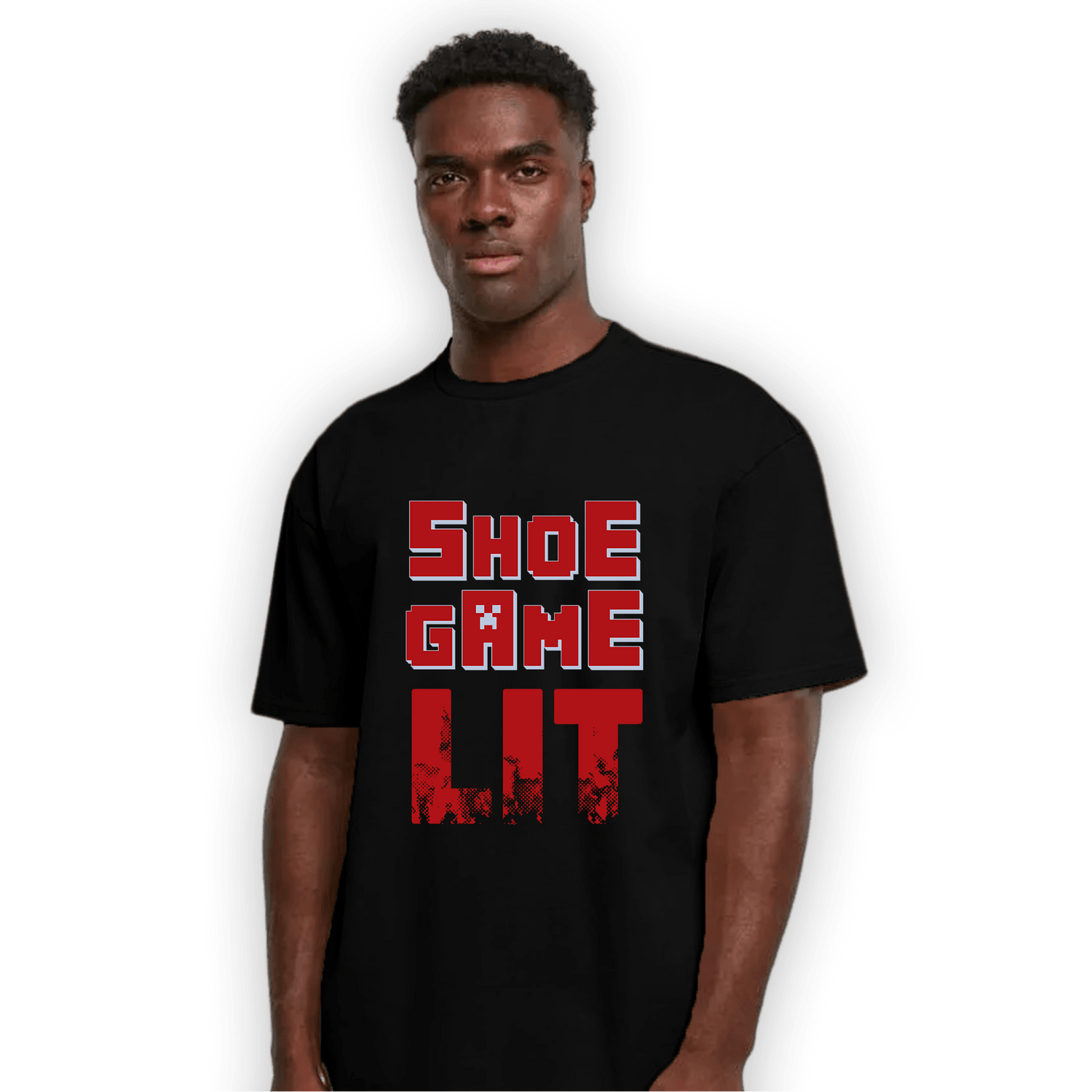 Cherry 11s T Shirt Match Shoe Game Lit - NastyJamz