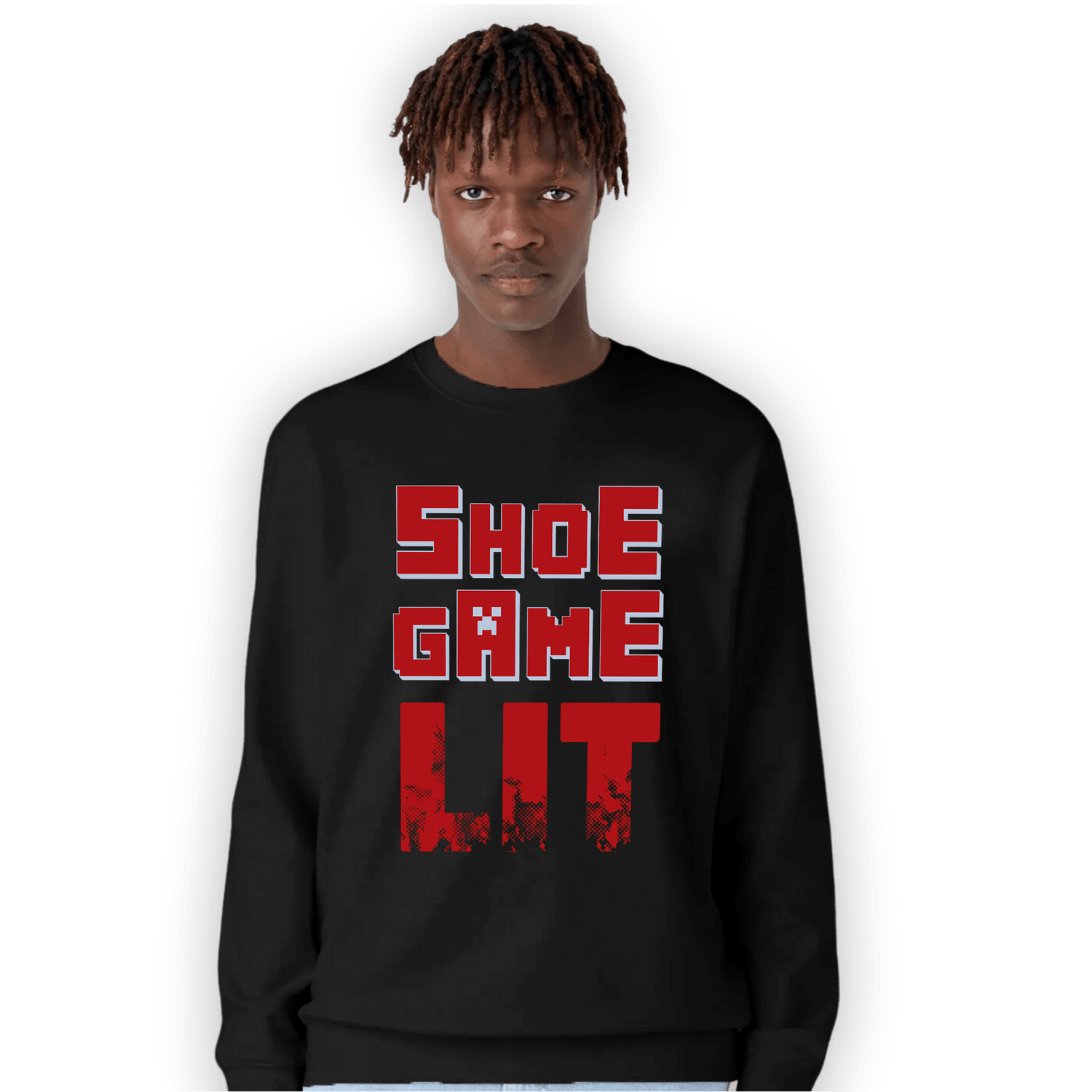 Cherry 11s Sweatshirt Match Shoe Game Lit - NastyJamz