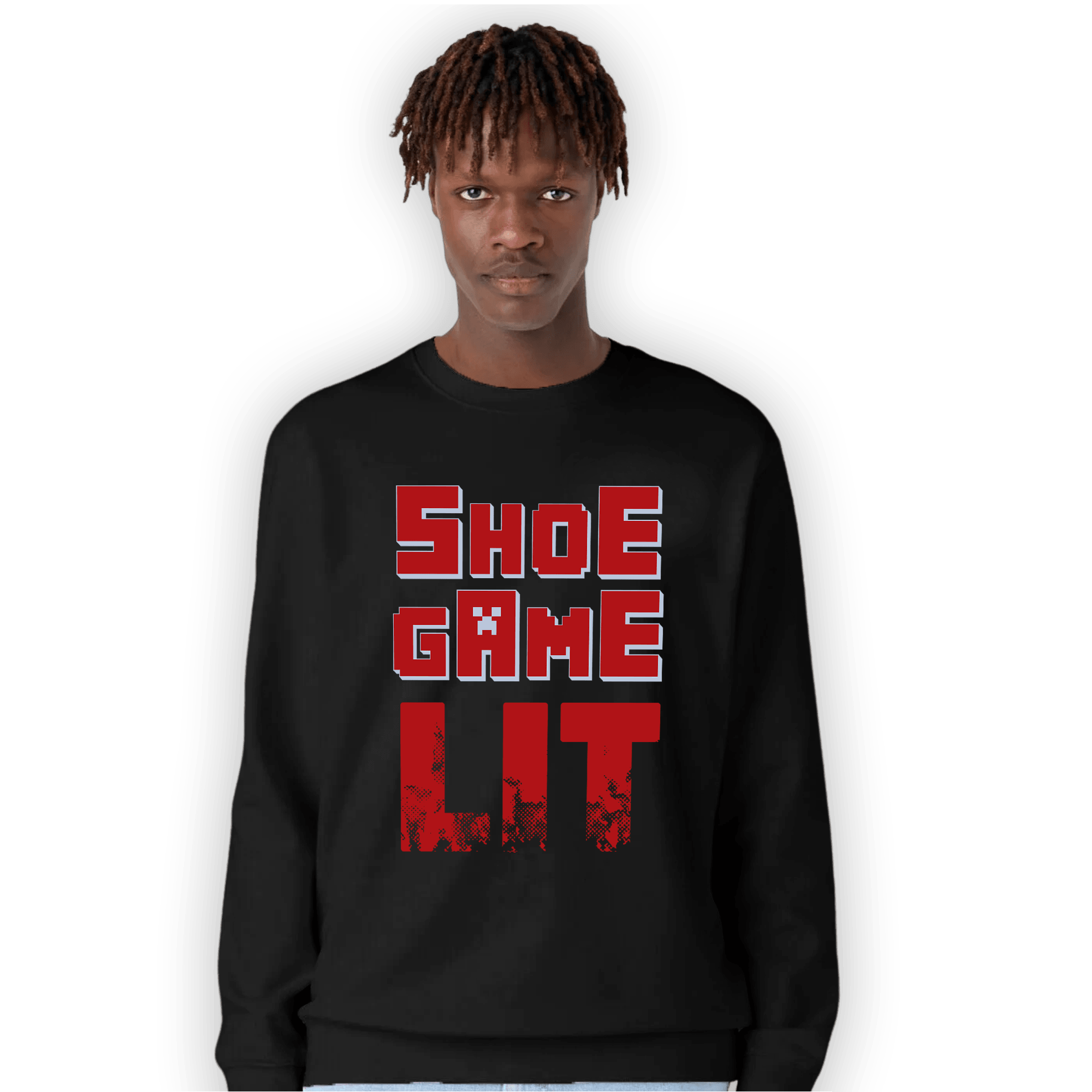 Cherry 11s Sweatshirt Match Shoe Game Lit - NastyJamz
