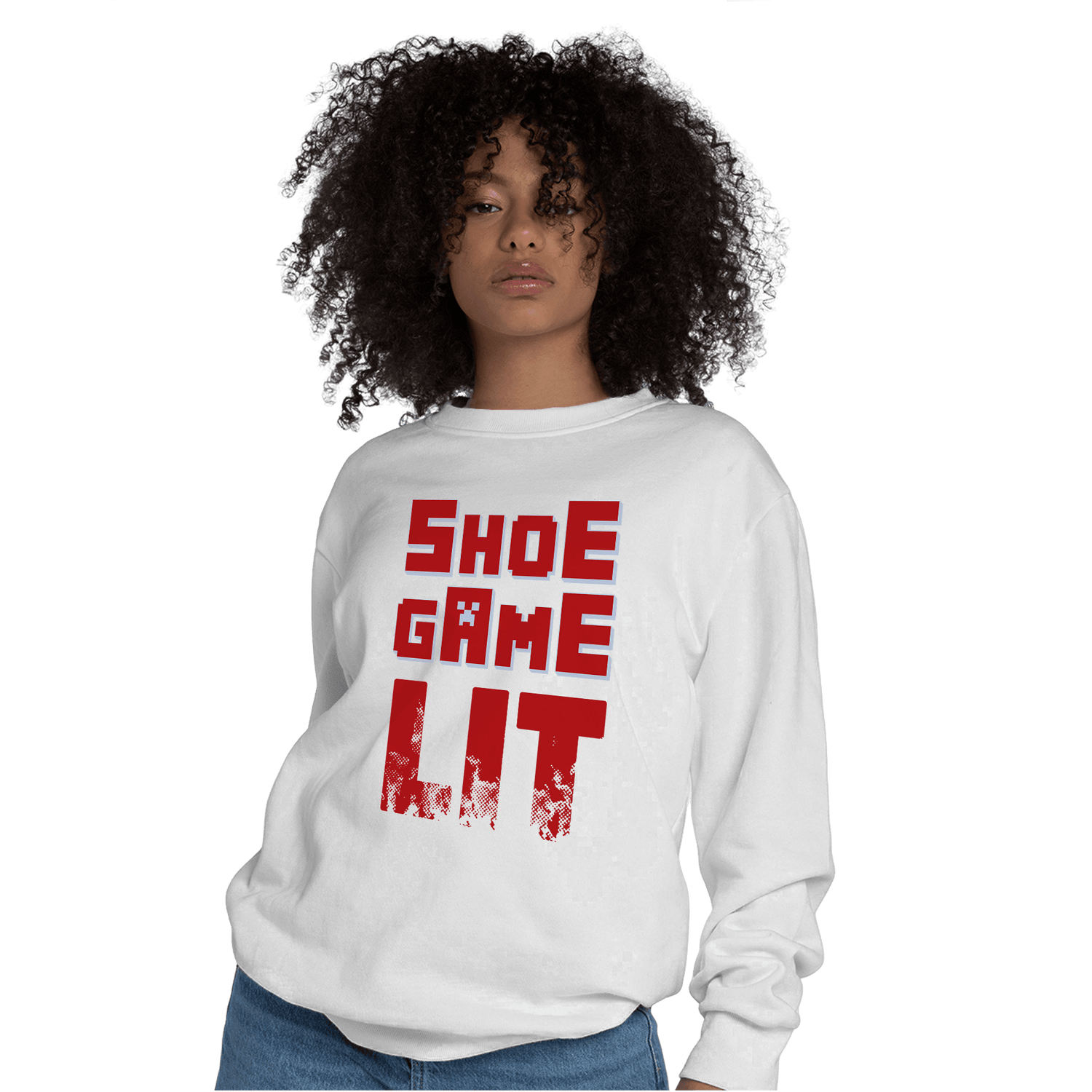 Cherry 11s Sweatshirt Match Shoe Game Lit - NastyJamz
