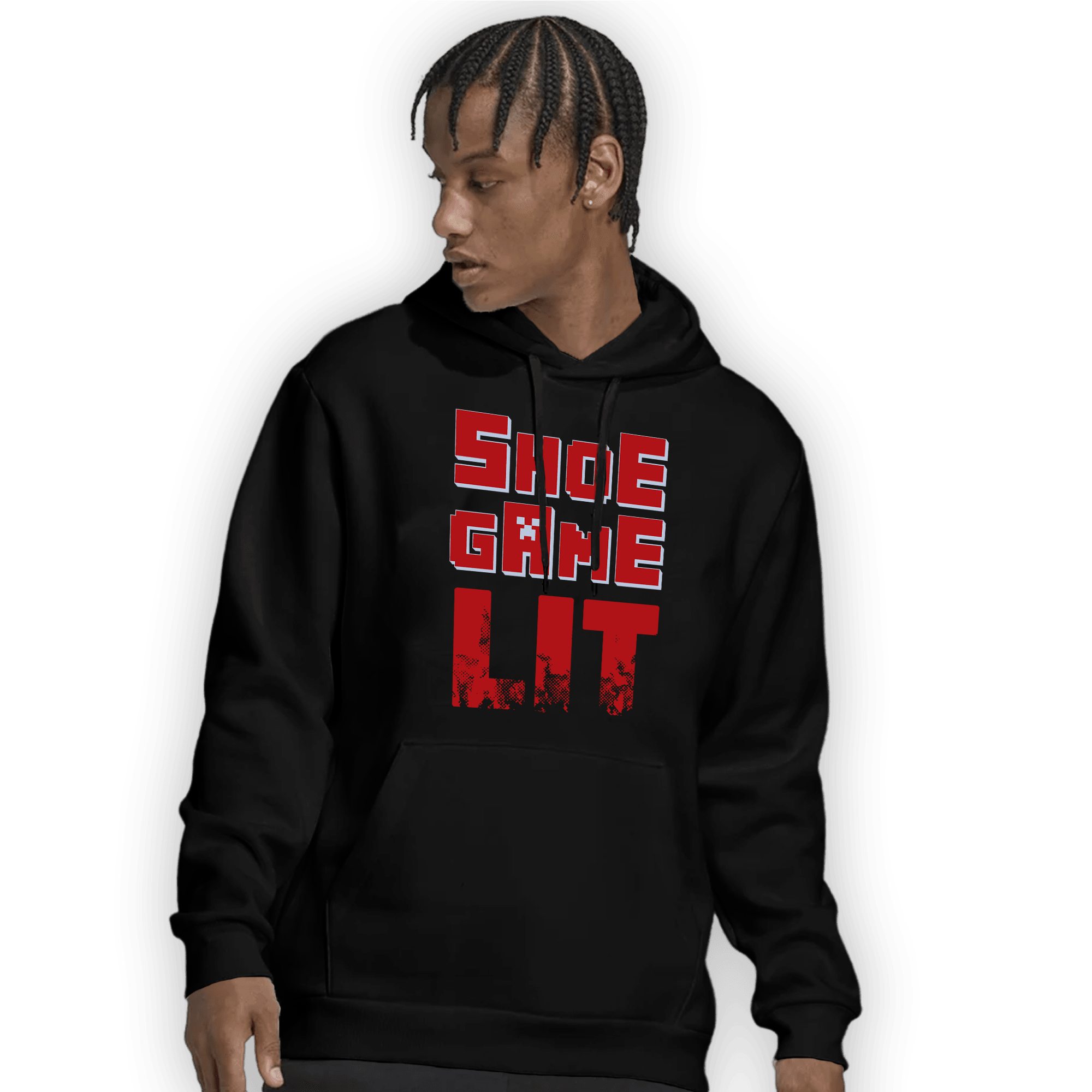 Cherry 11s Hoodie Match Shoe Game Lit - NastyJamz
