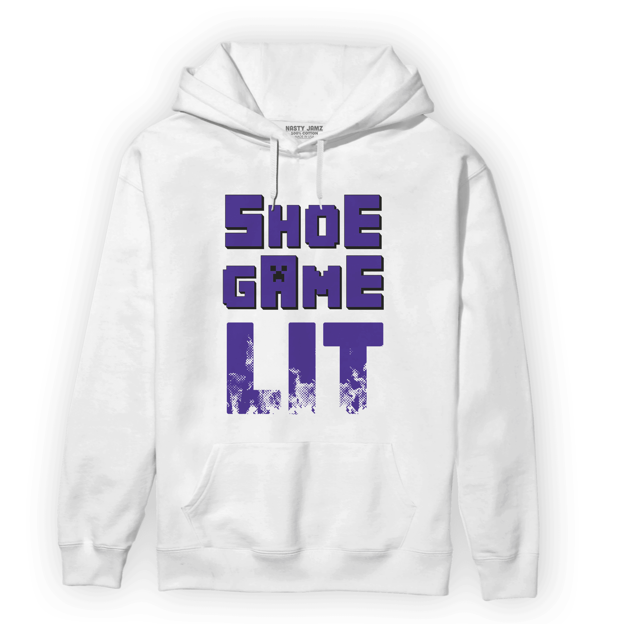 Field Purple 12s Hoodie Match Shoe Game Lit - NastyJamz