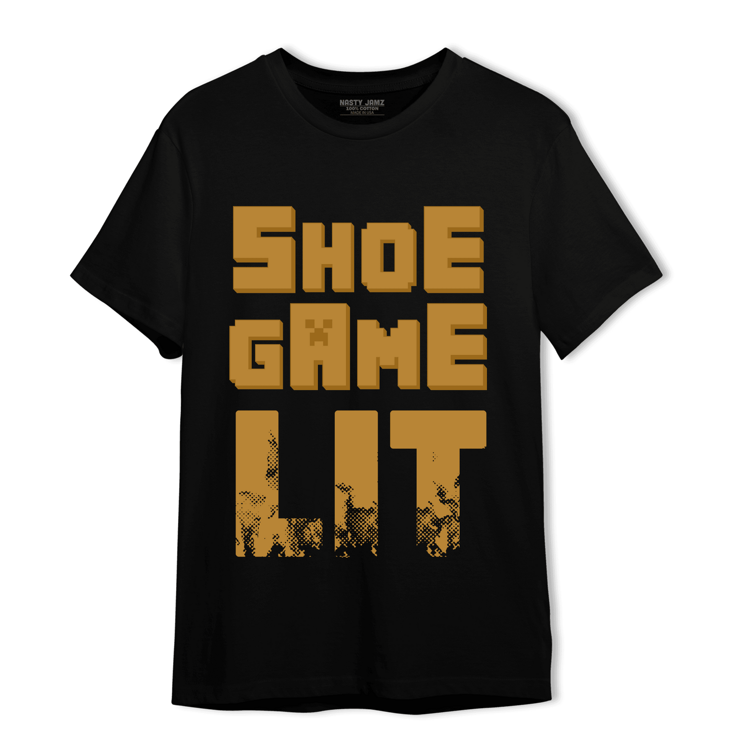 Wheat 13s T Shirt Match Shoe Game Lit - NastyJamz