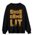 Wheat 13s Sweatshirt Match Shoe Game Lit - NastyJamz