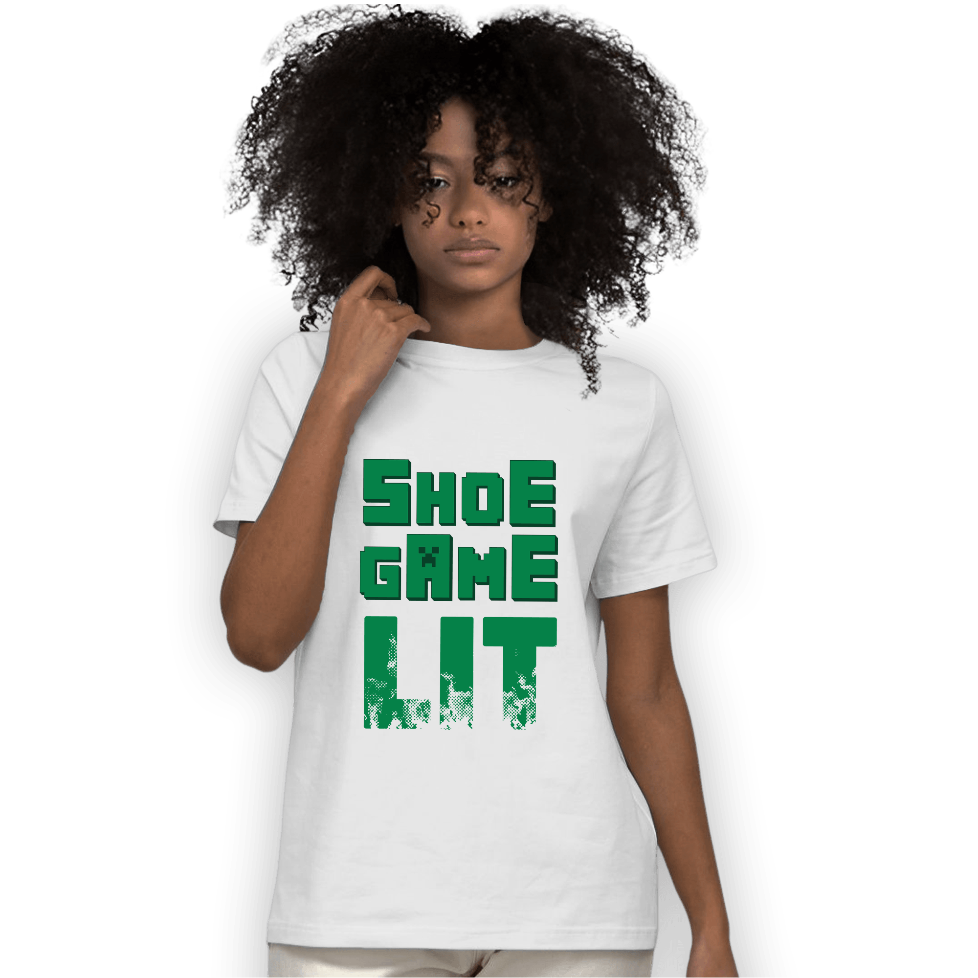 Celtic Lucky Green 1s T Shirt Match Shoe Game Lit - NastyJamz