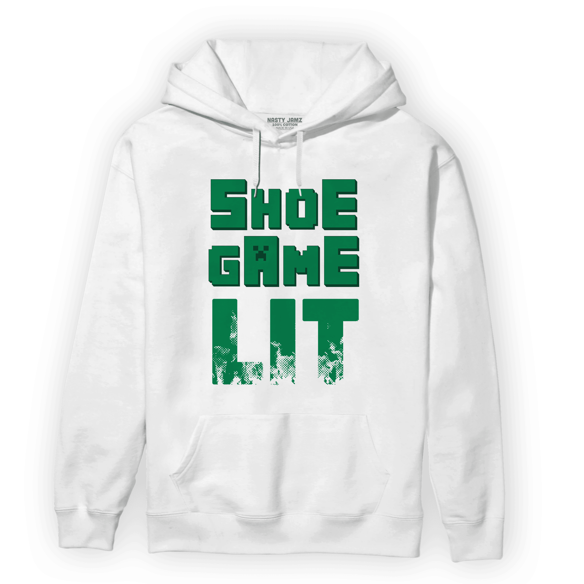 Celtic Lucky Green 1s Hoodie Match Shoe Game Lit - NastyJamz