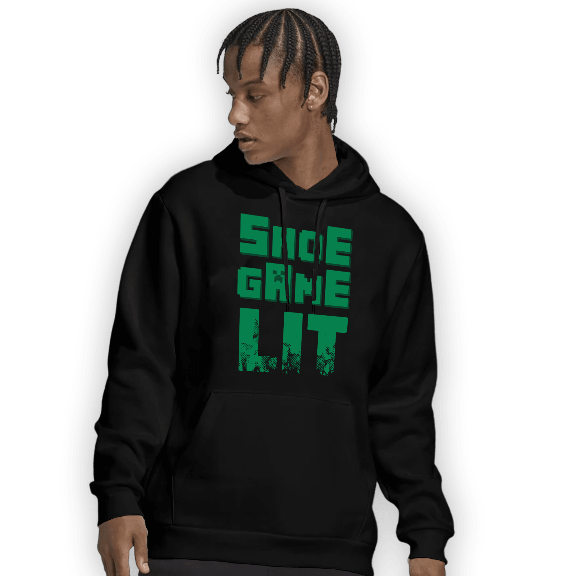 Celtic Lucky Green 1s Hoodie Match Shoe Game Lit - NastyJamz