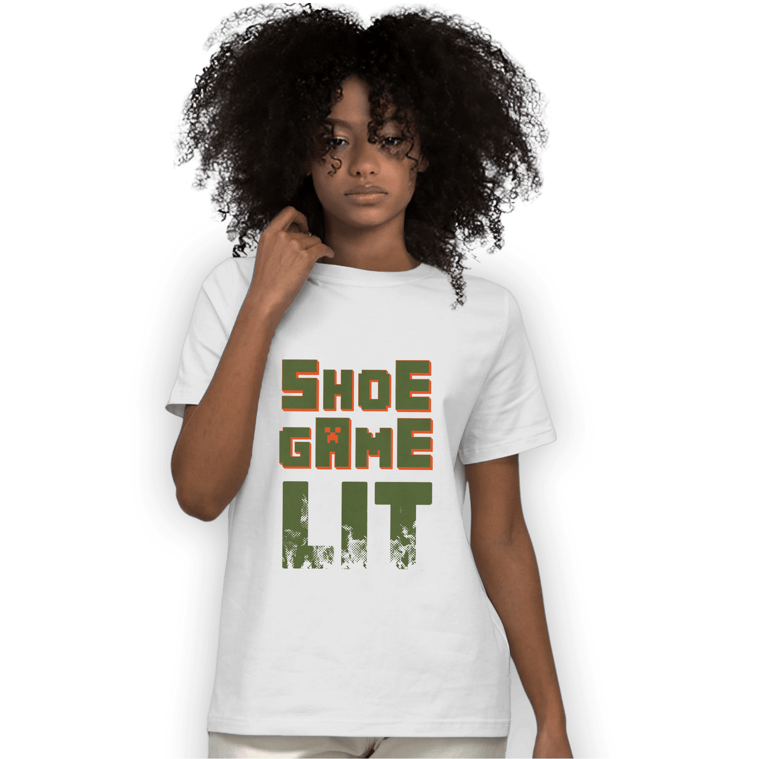 High OG Celadon 1s T Shirt Match Shoe Game Lit - NastyJamz