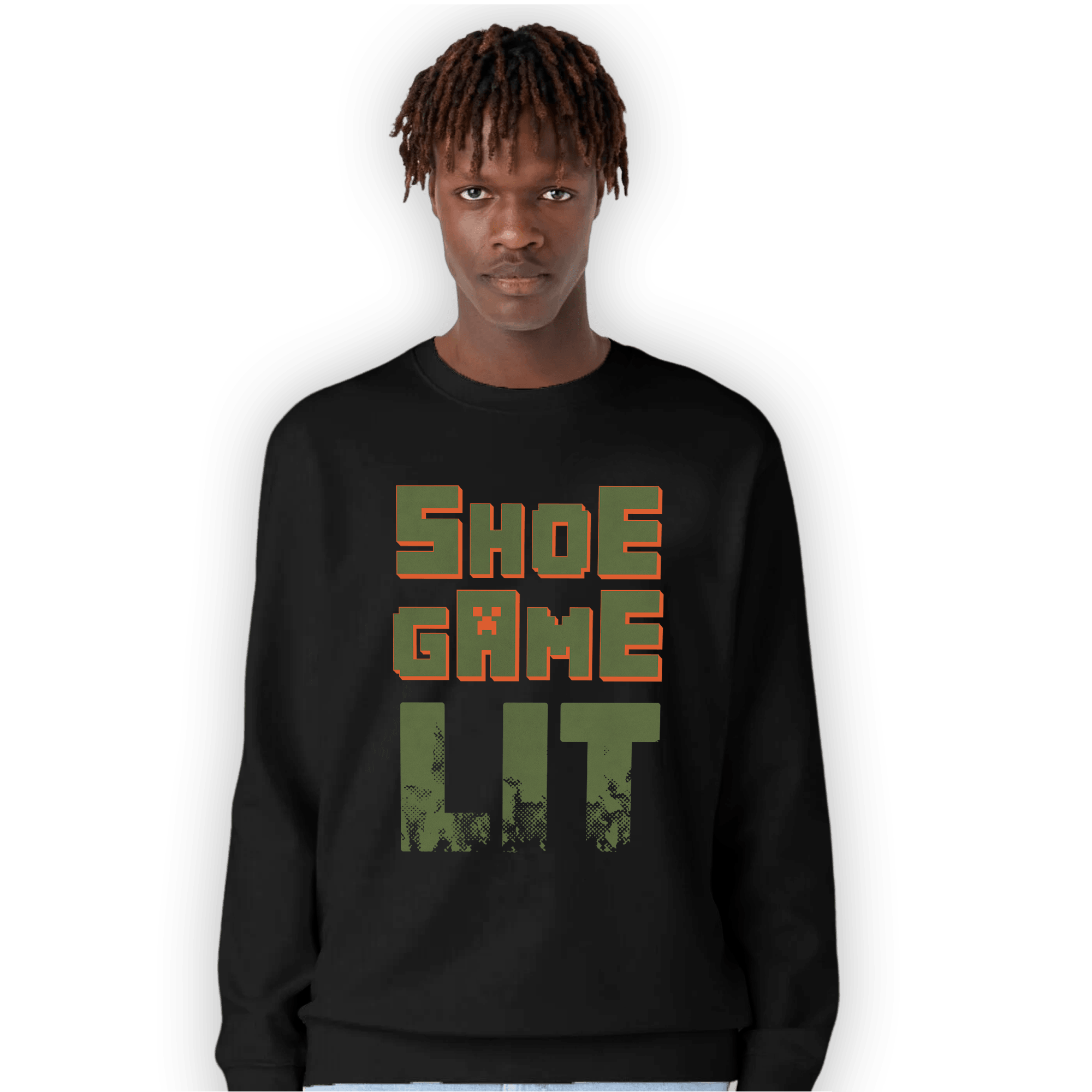 High OG Celadon 1s Sweatshirt Match Shoe Game Lit - NastyJamz