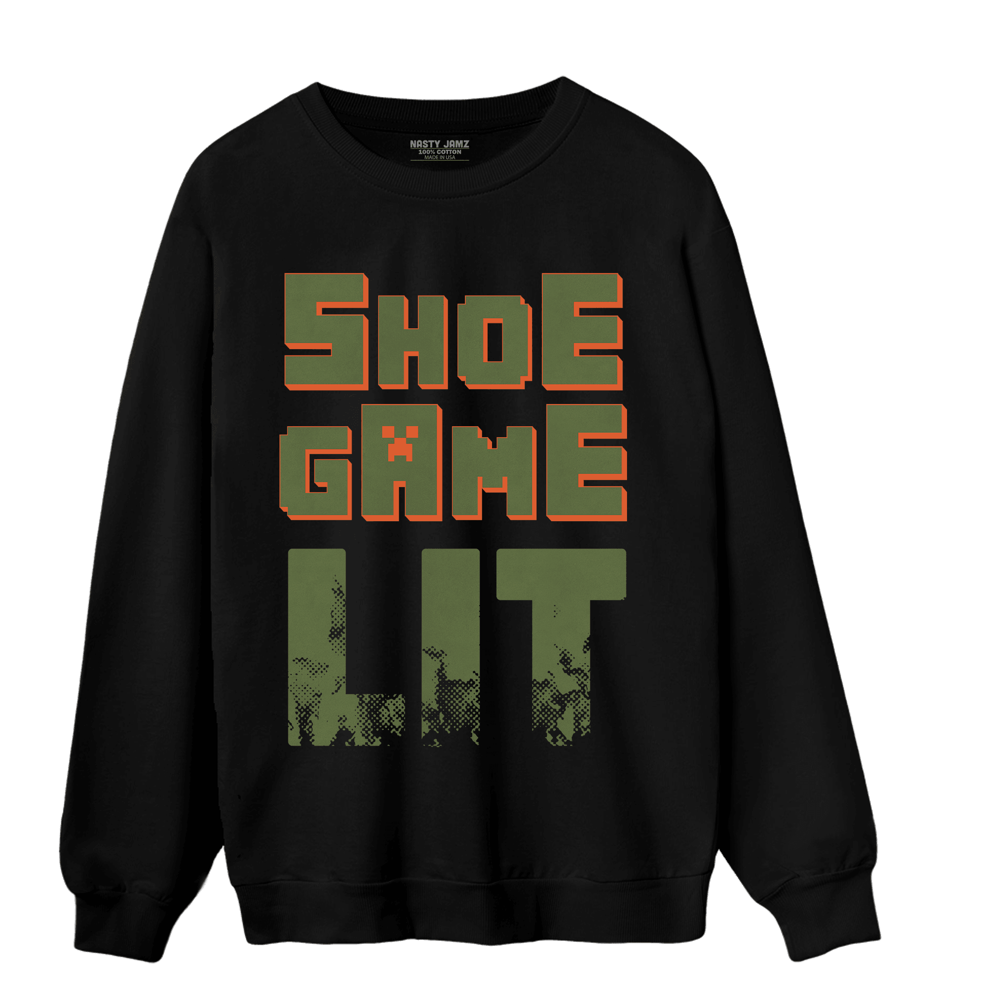 High OG Celadon 1s Sweatshirt Match Shoe Game Lit - NastyJamz