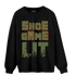 High OG Celadon 1s Sweatshirt Match Shoe Game Lit - NastyJamz