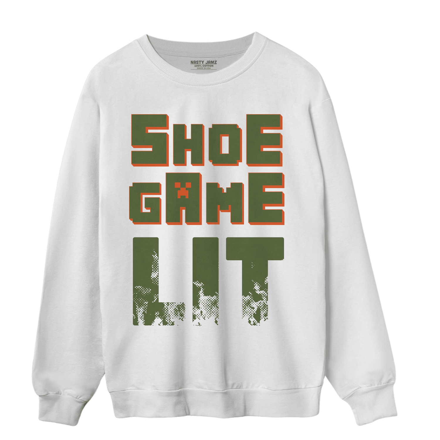 High OG Celadon 1s Sweatshirt Match Shoe Game Lit - NastyJamz