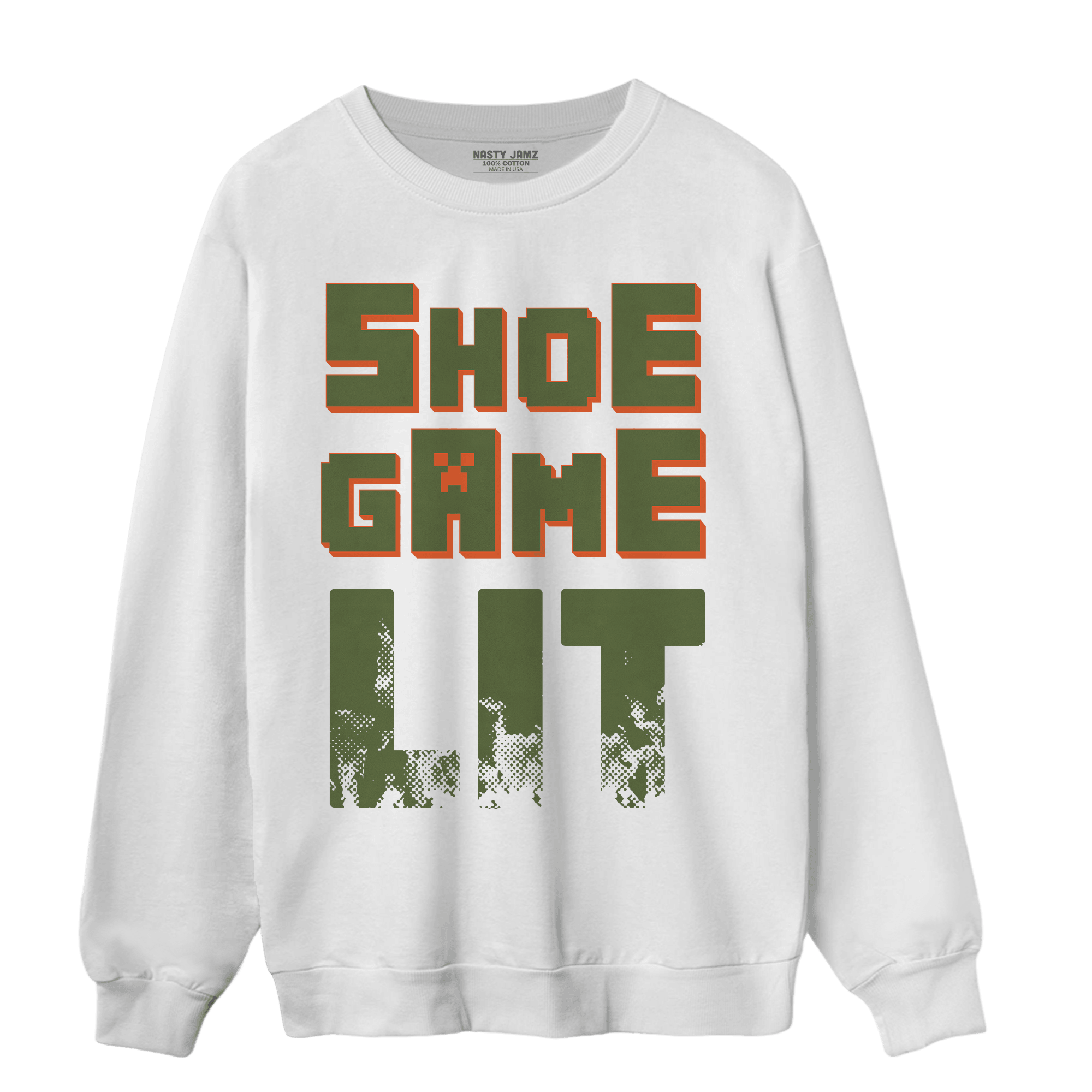 High OG Celadon 1s Sweatshirt Match Shoe Game Lit - NastyJamz