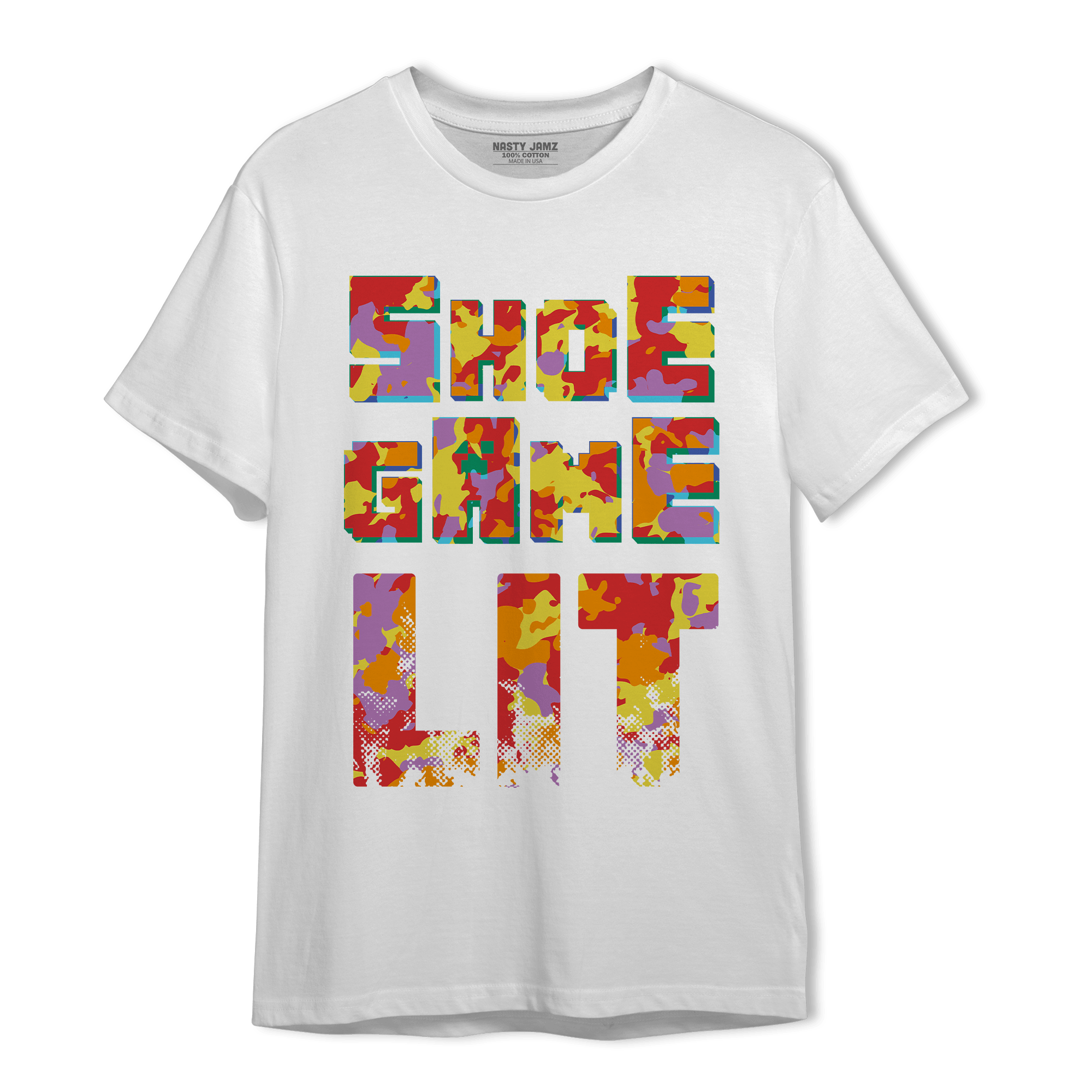 Mid GS Six Championships 1s T Shirt Match Shoe Game Lit - NastyJamz