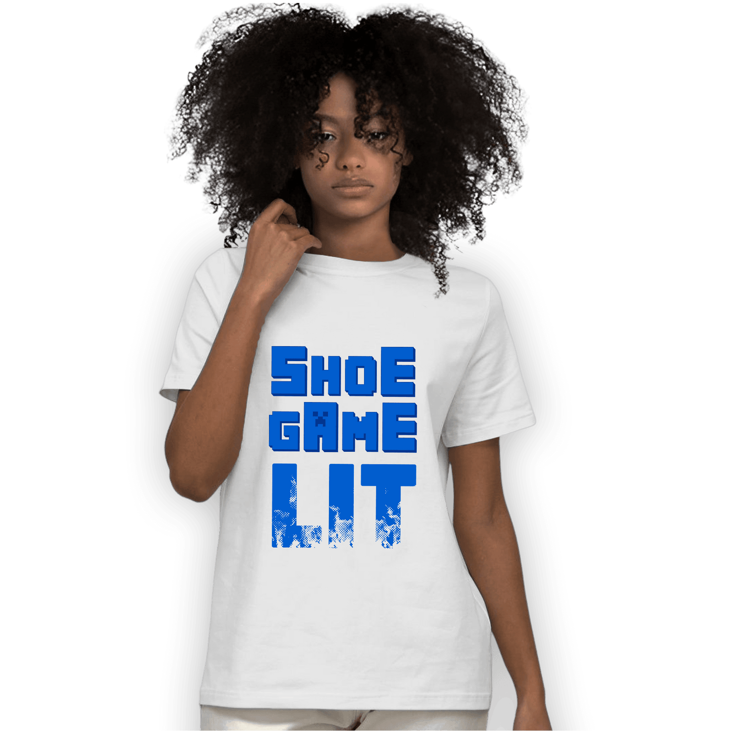Royal Reimagined 1s T Shirt Match Shoe Game Lit - NastyJamz