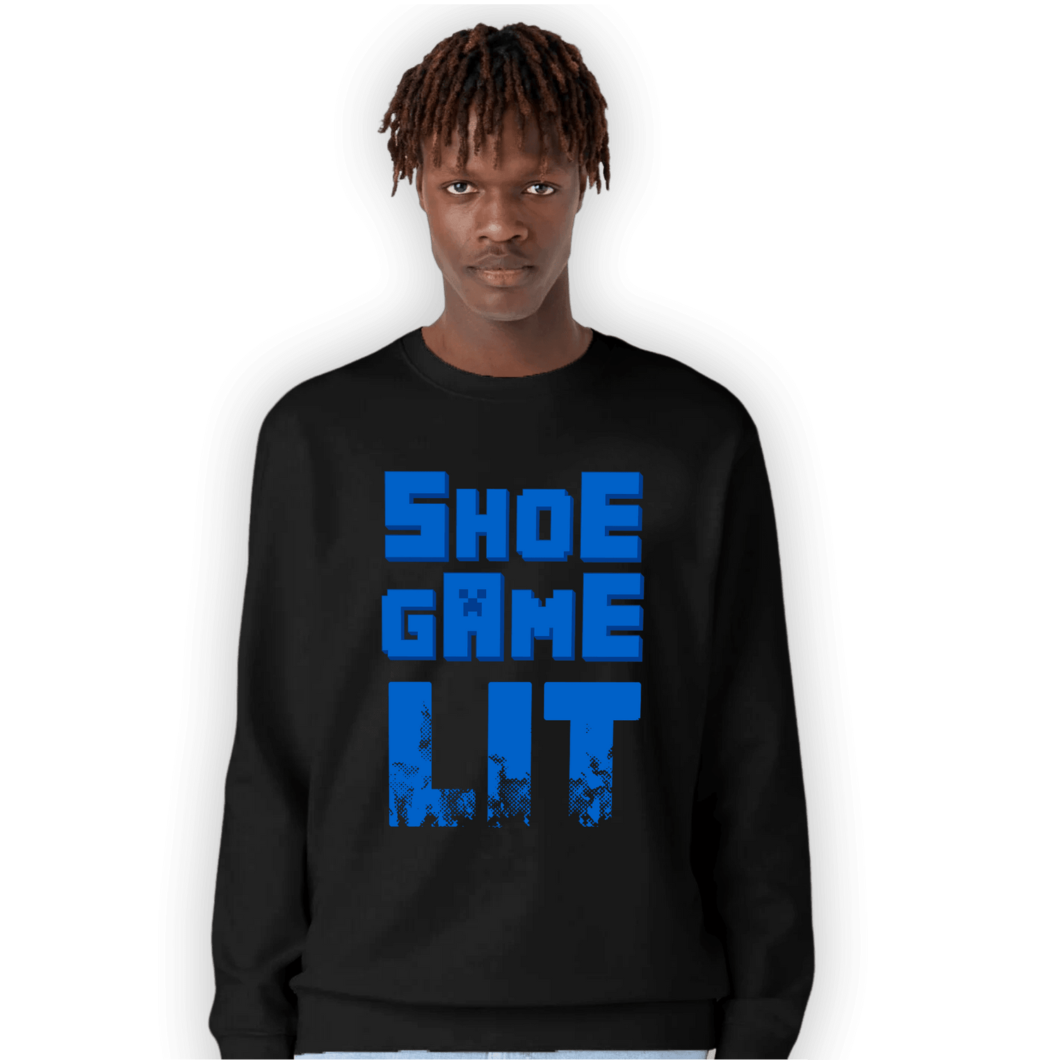 Royal Reimagined 1s Sweatshirt Match Shoe Game Lit - NastyJamz