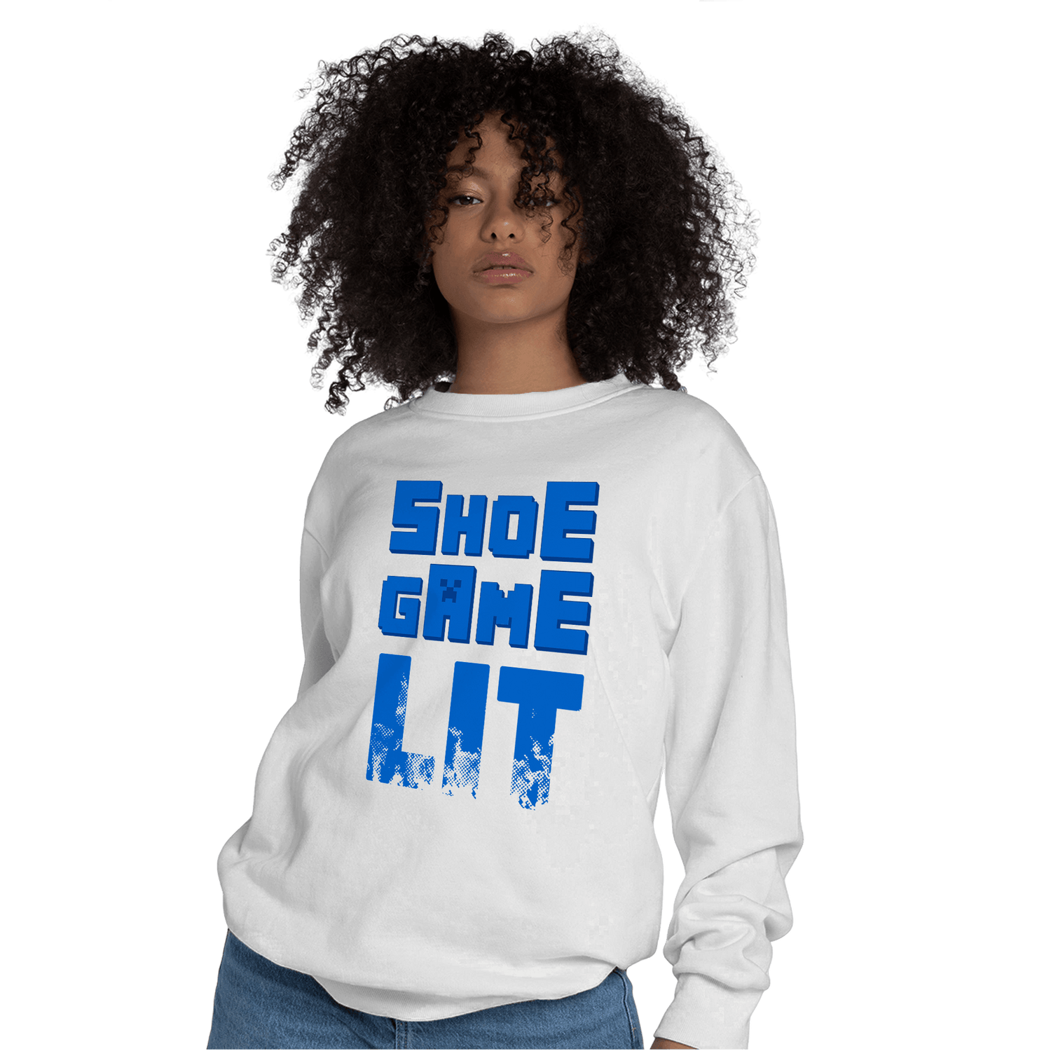 Royal Reimagined 1s Sweatshirt Match Shoe Game Lit - NastyJamz