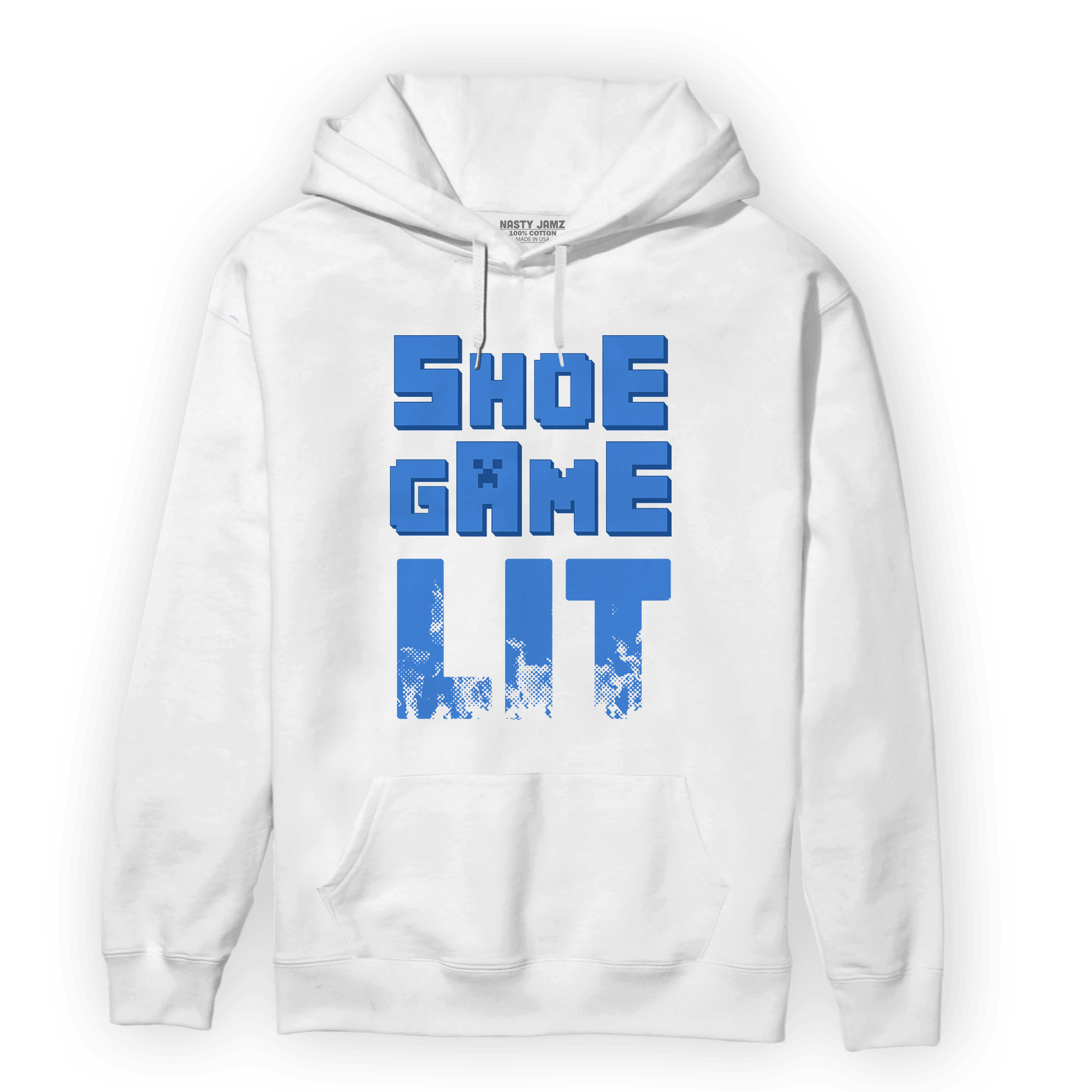 University Blue Toe 1s Hoodie Match Shoe Game Lit - NastyJamz