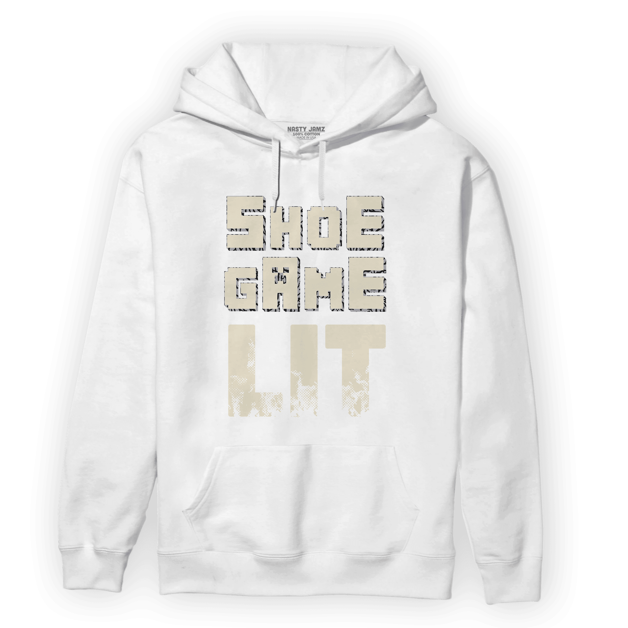 Off Noir 3s Hoodie Match Shoe Game Lit - NastyJamz
