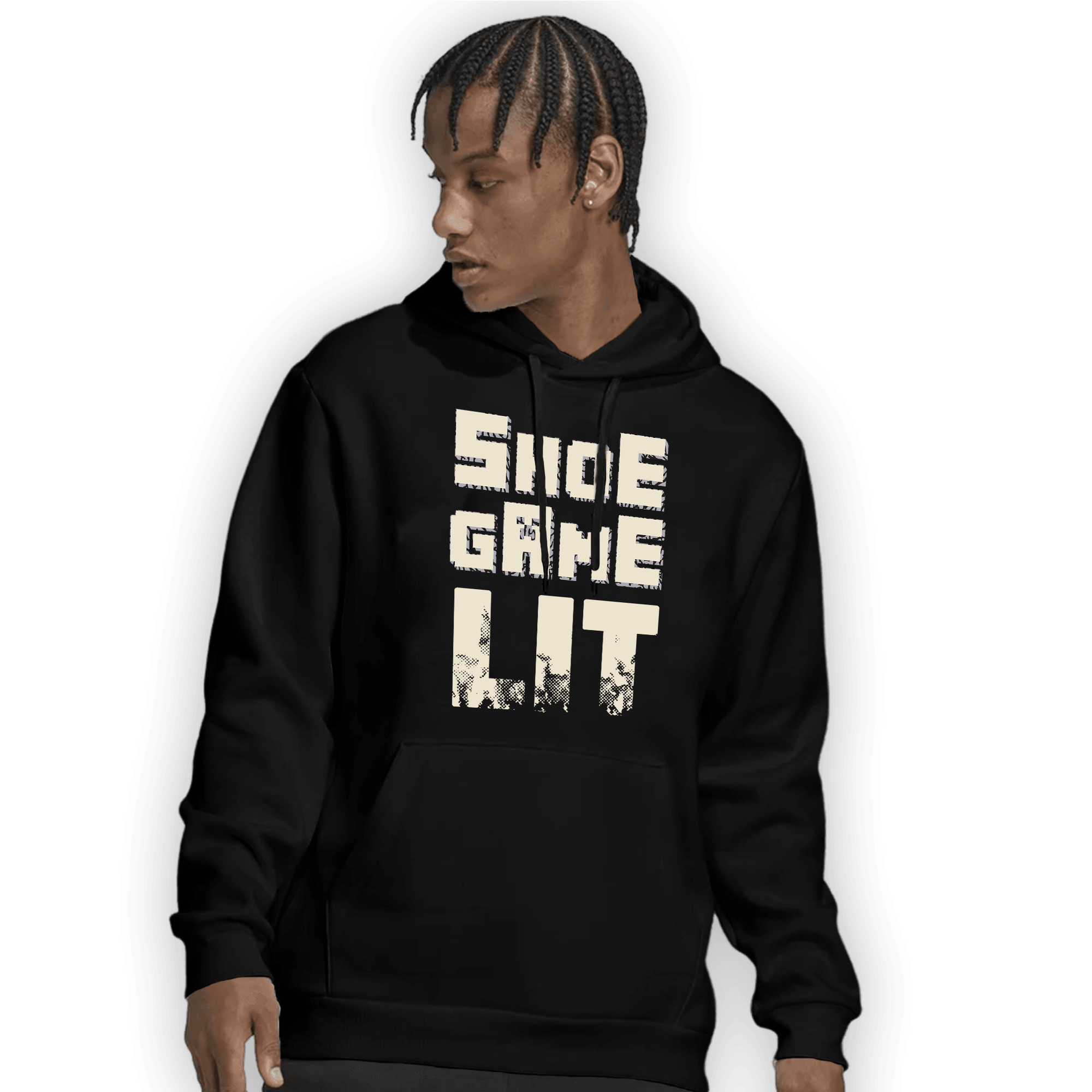 Off Noir 3s Hoodie Match Shoe Game Lit - NastyJamz