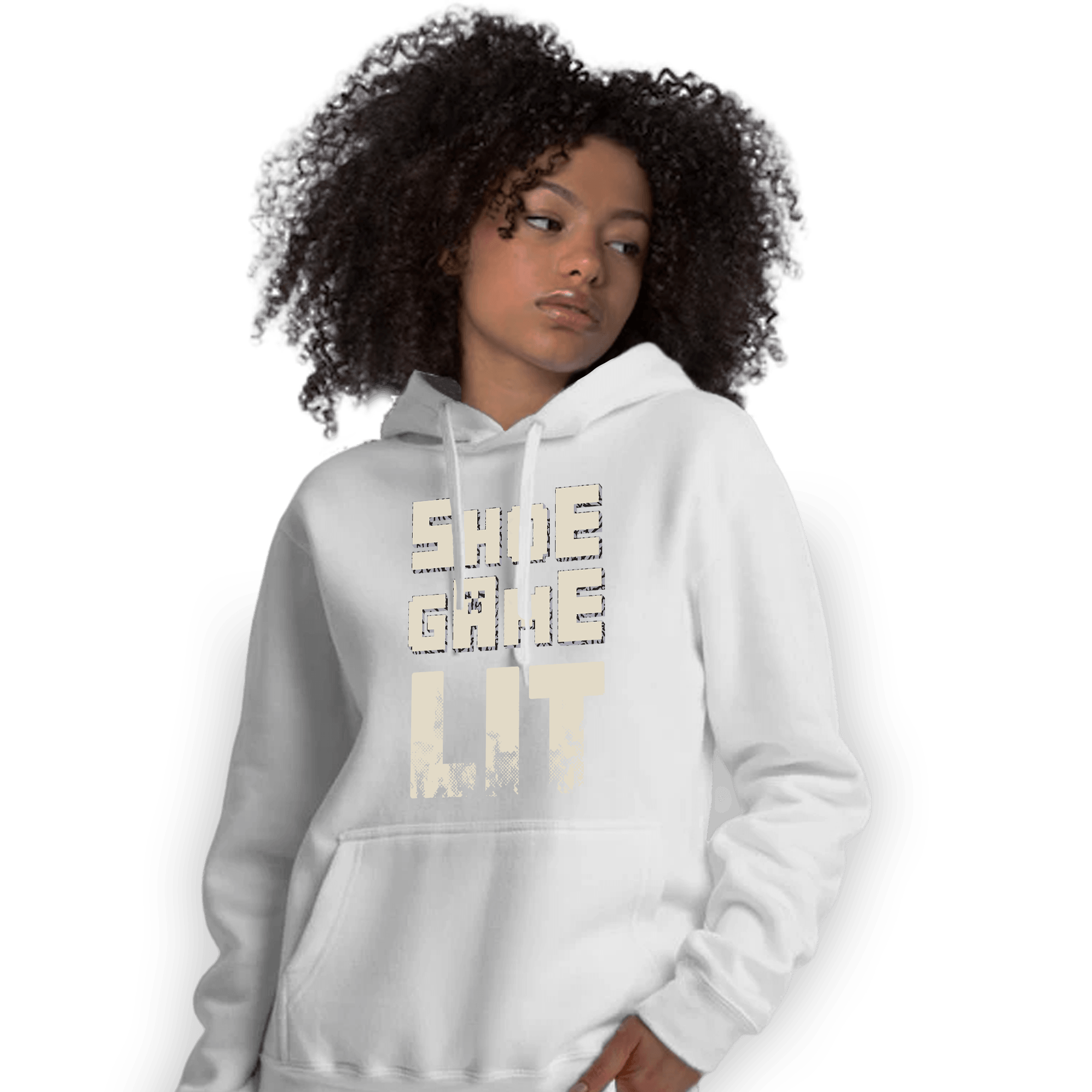 Off Noir 3s Hoodie Match Shoe Game Lit - NastyJamz