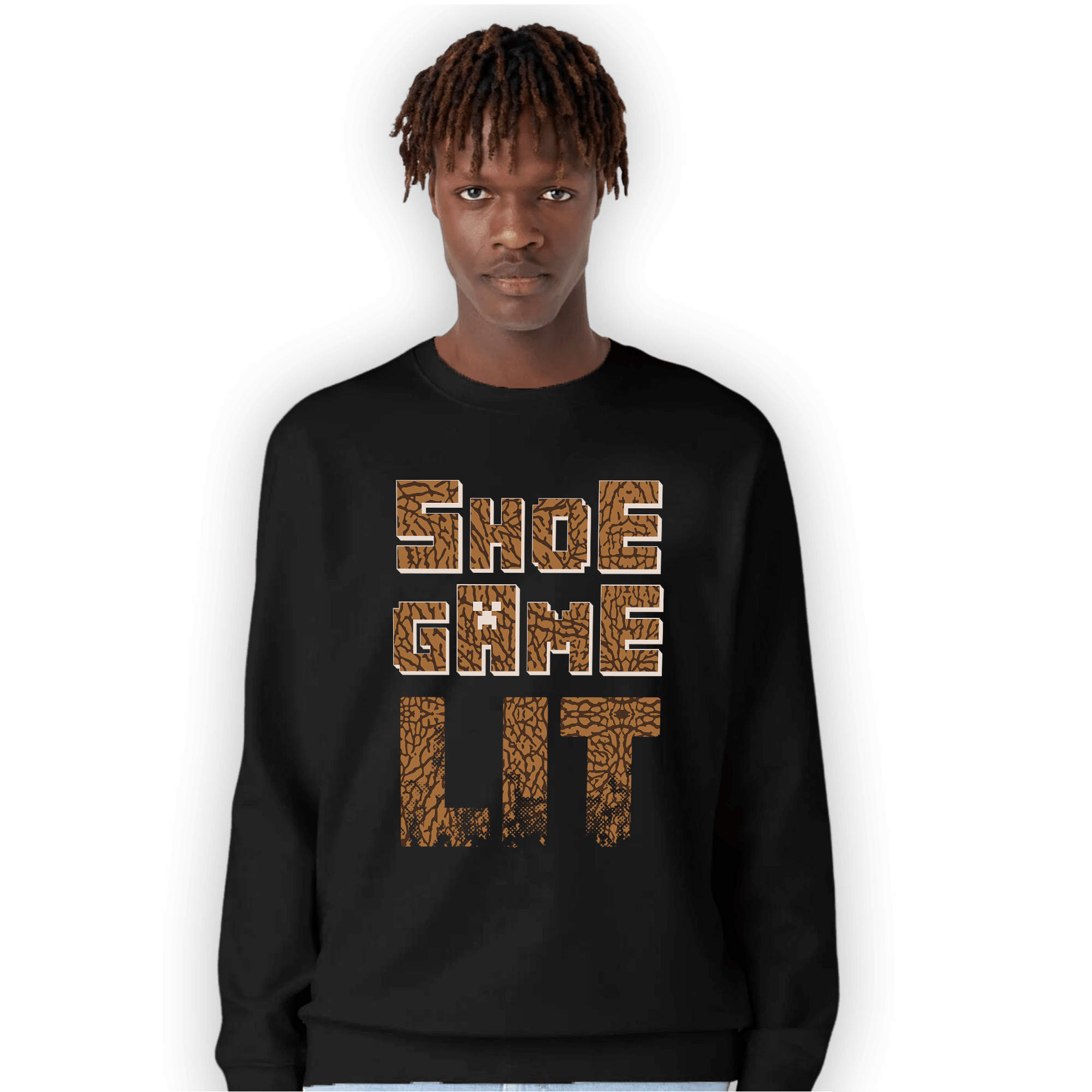 Palomino 3s Sweatshirt Match Shoe Game Lit - NastyJamz