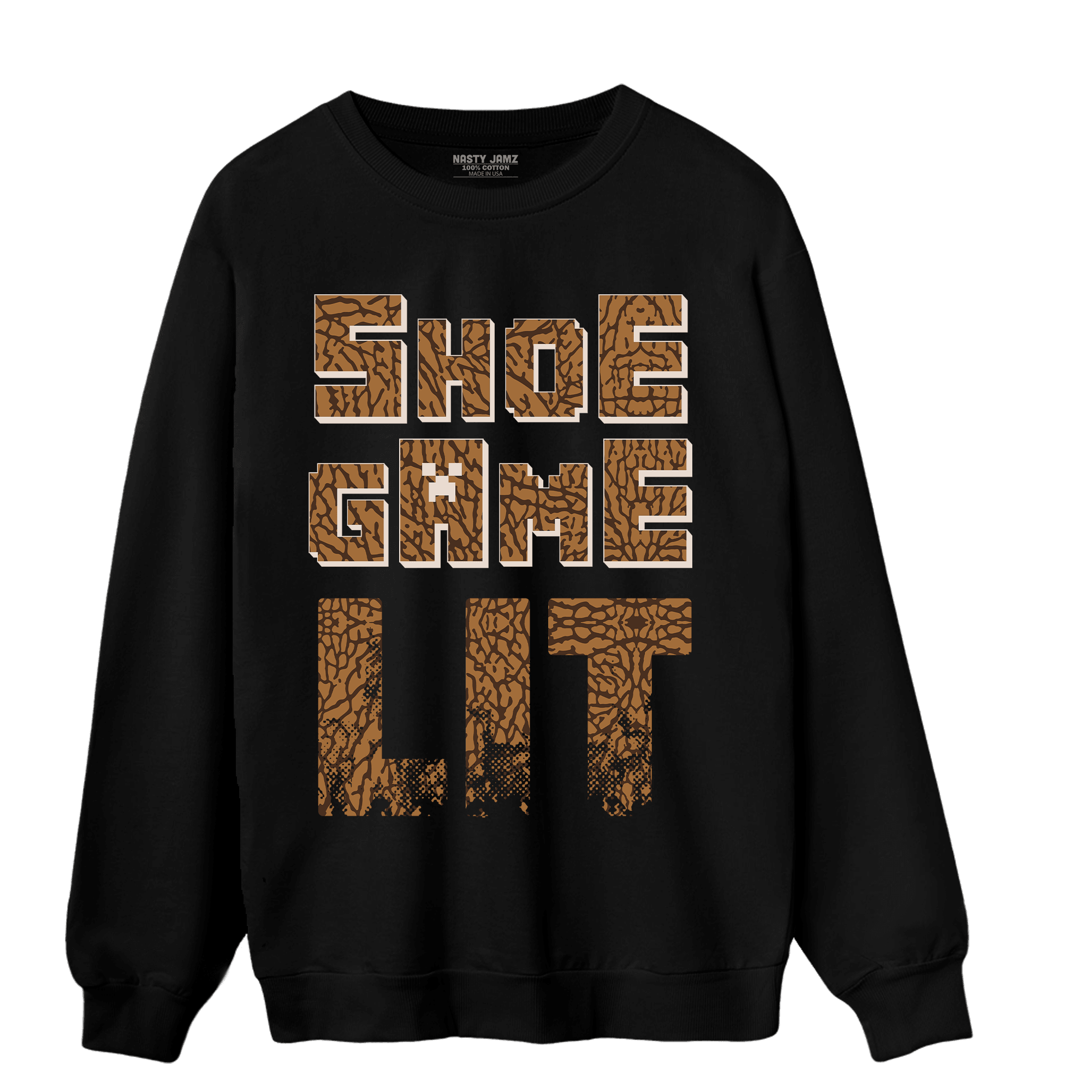 Palomino 3s Sweatshirt Match Shoe Game Lit - NastyJamz