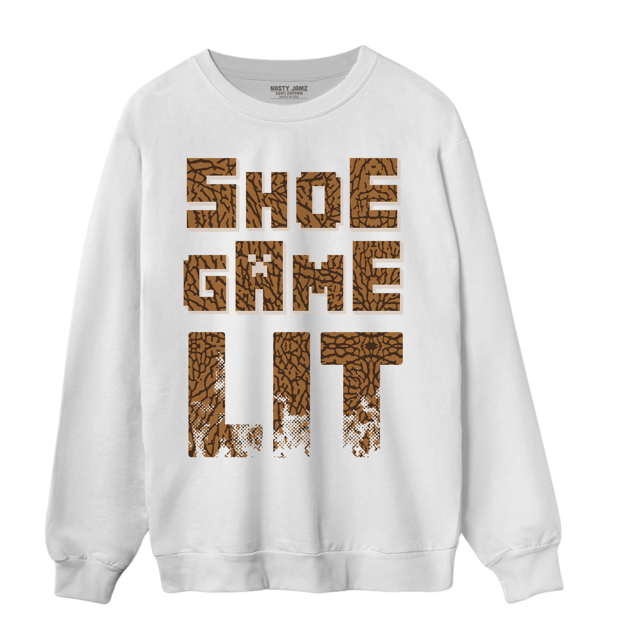 Palomino 3s Sweatshirt Match Shoe Game Lit - NastyJamz