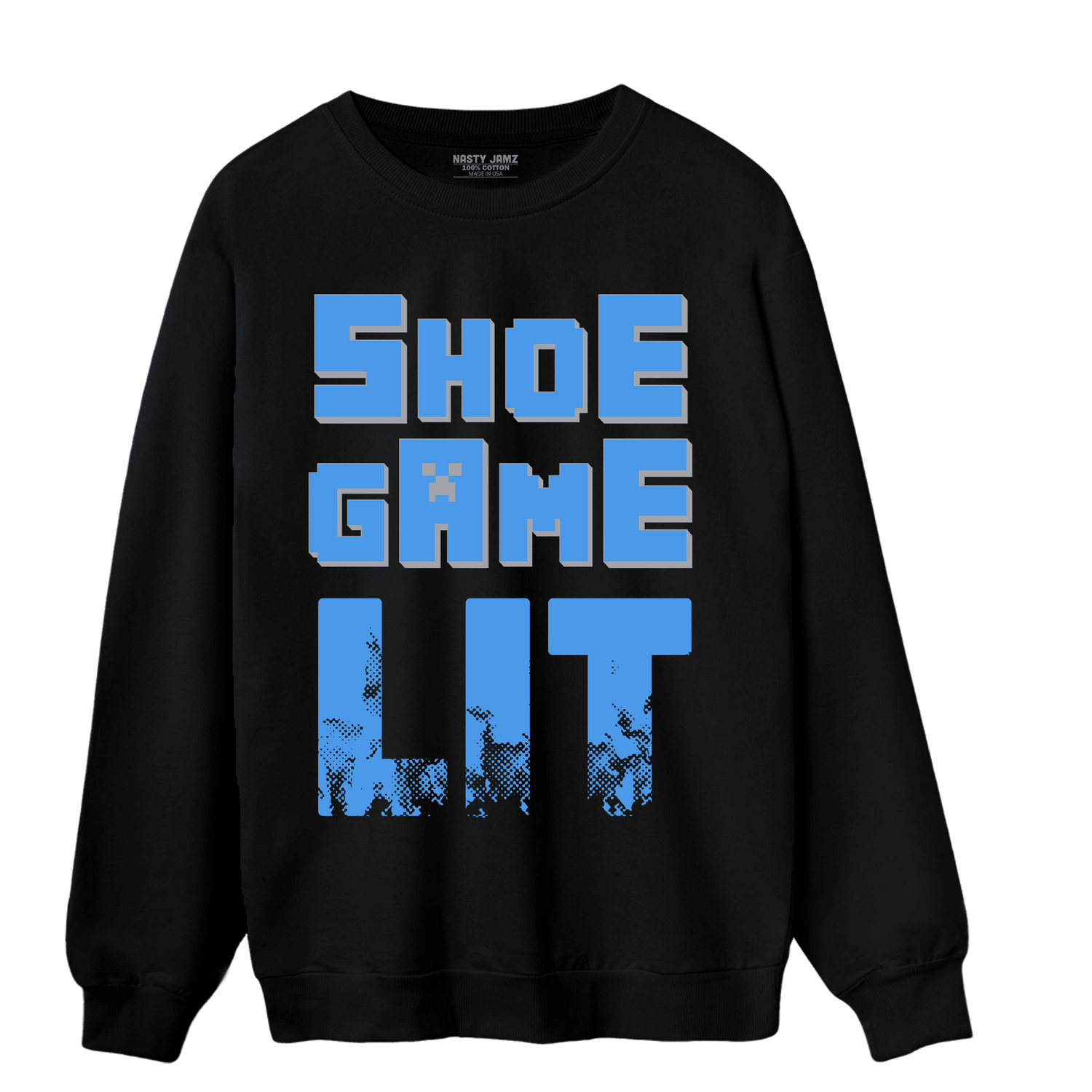 University Blue 5s Sweatshirt Match Shoe Game Lit - NastyJamz