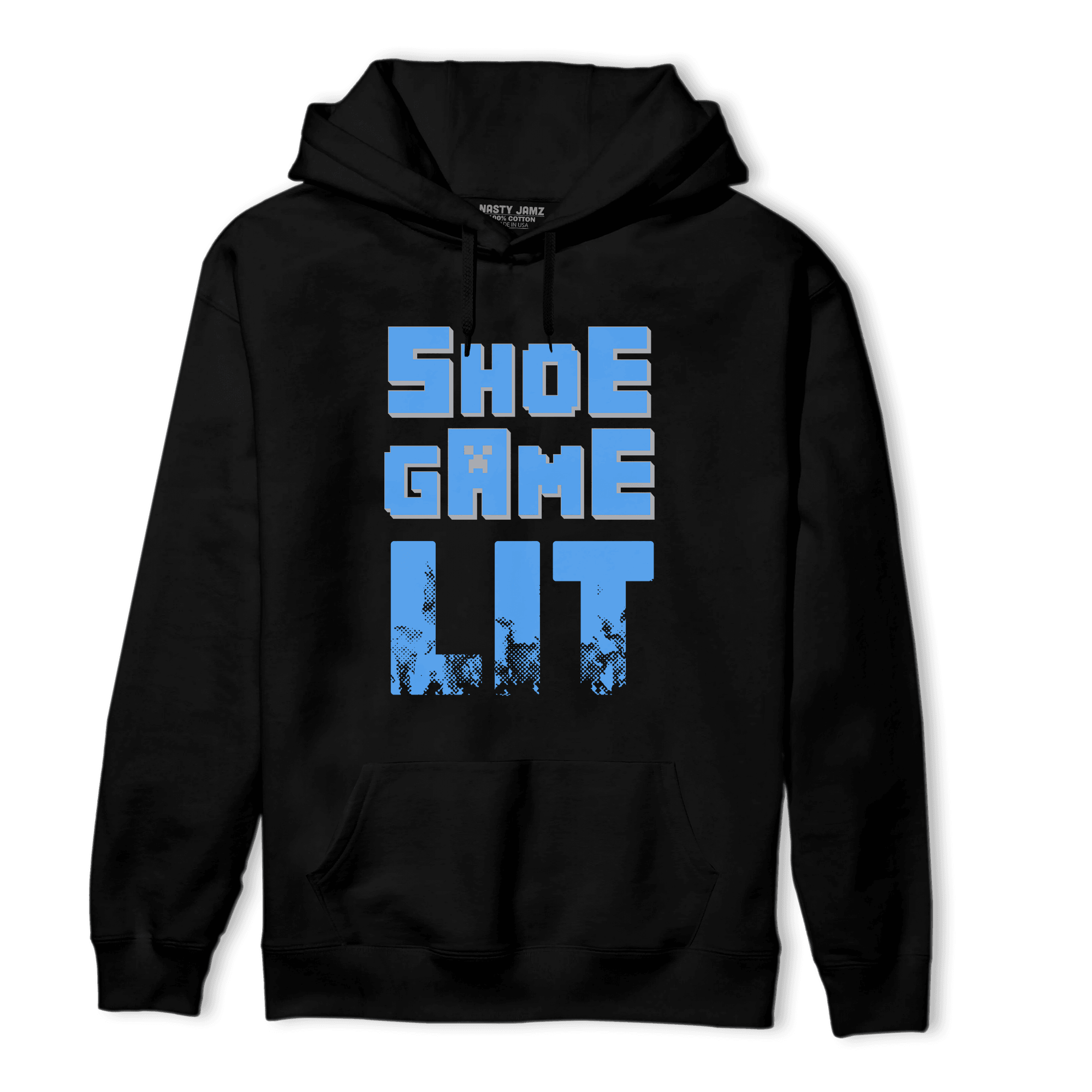University Blue 5s Hoodie Match Shoe Game Lit - NastyJamz
