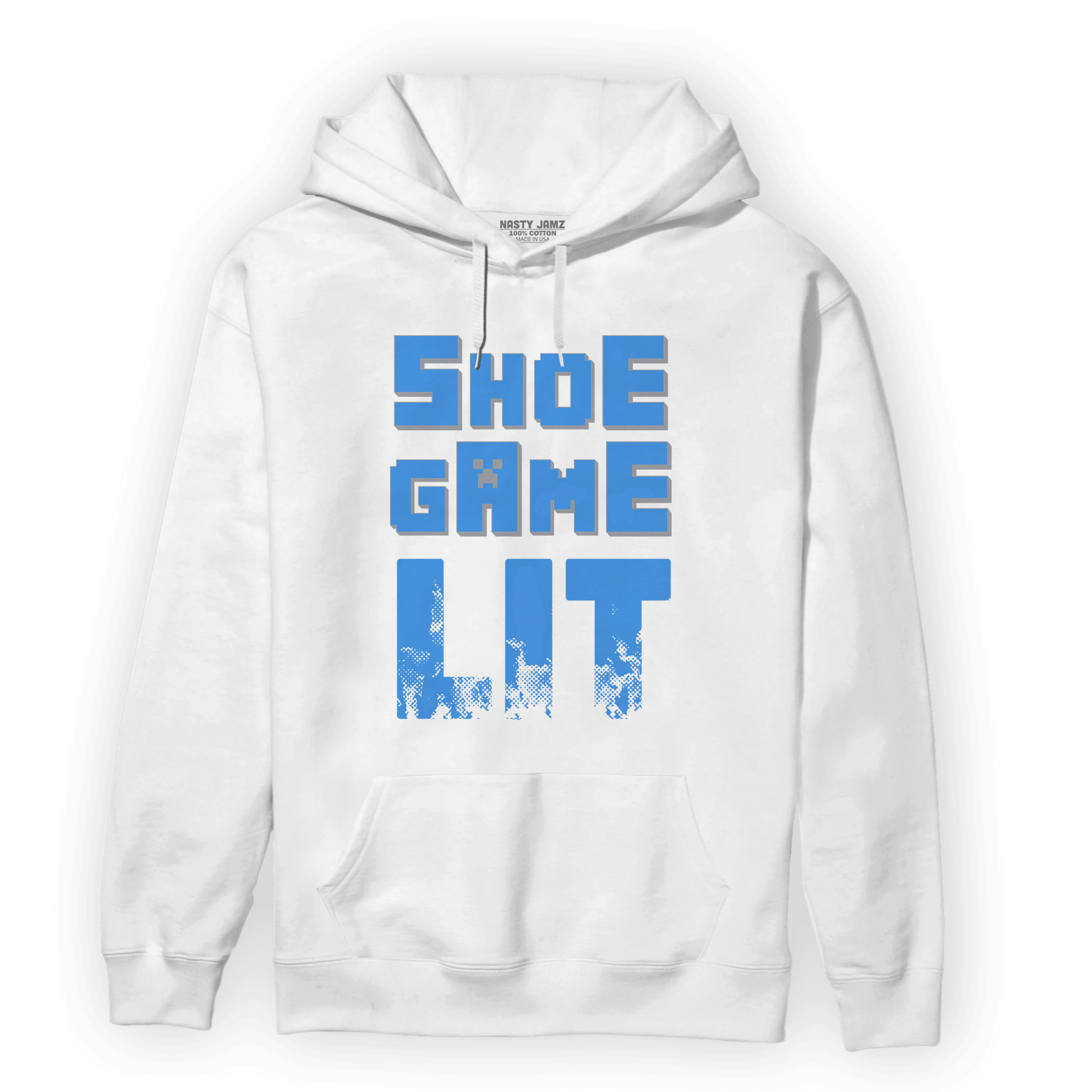 University Blue 5s Hoodie Match Shoe Game Lit - NastyJamz