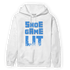 University Blue 5s Hoodie Match Shoe Game Lit - NastyJamz