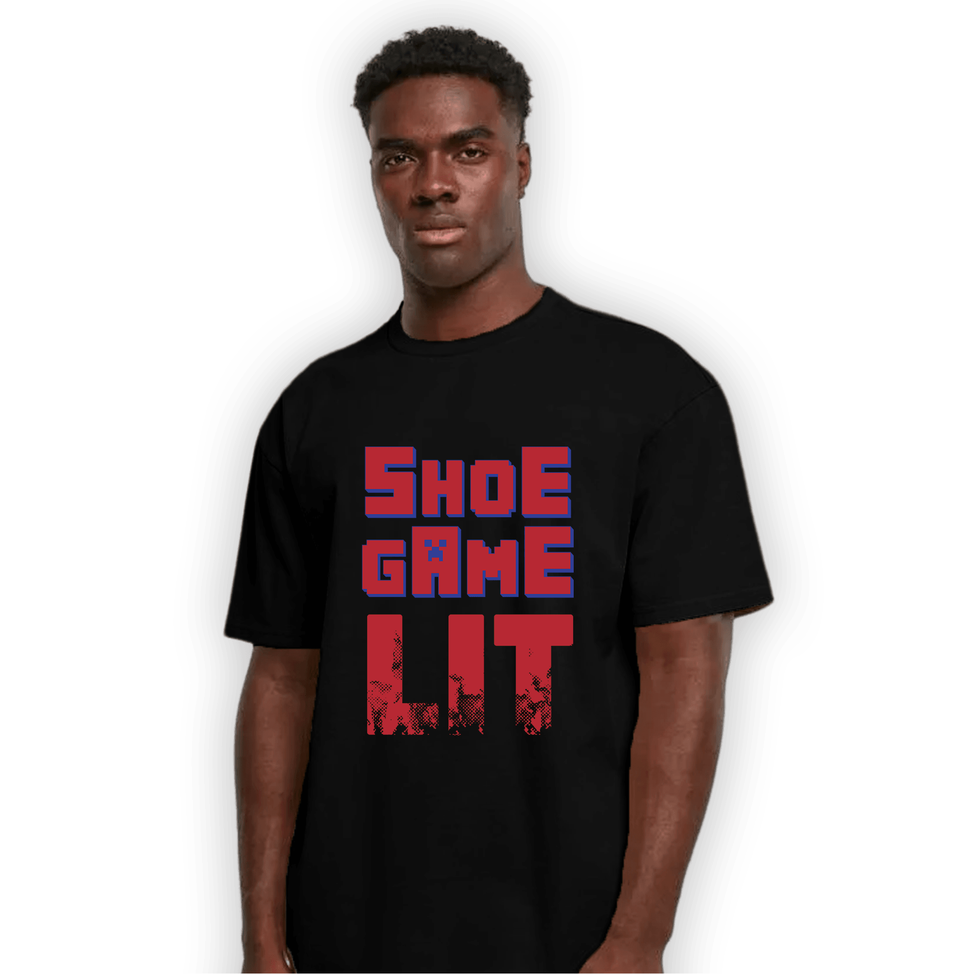 Playoffs 8s T Shirt Match Shoe Game Lit - NastyJamz