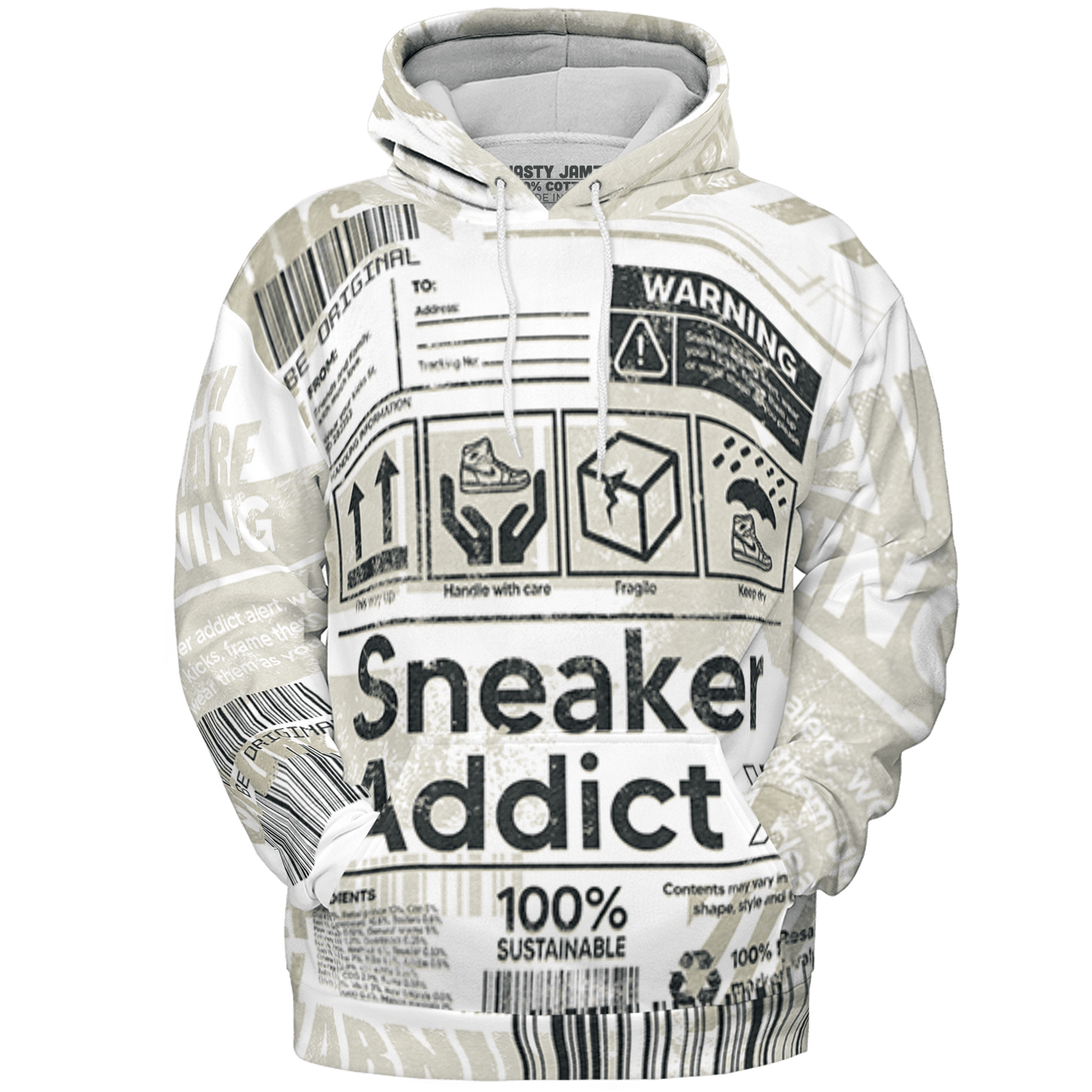 Gratitude 11s Hoodie Match Sneaker Addict 3D All-Over Print Warning - NastyJamz