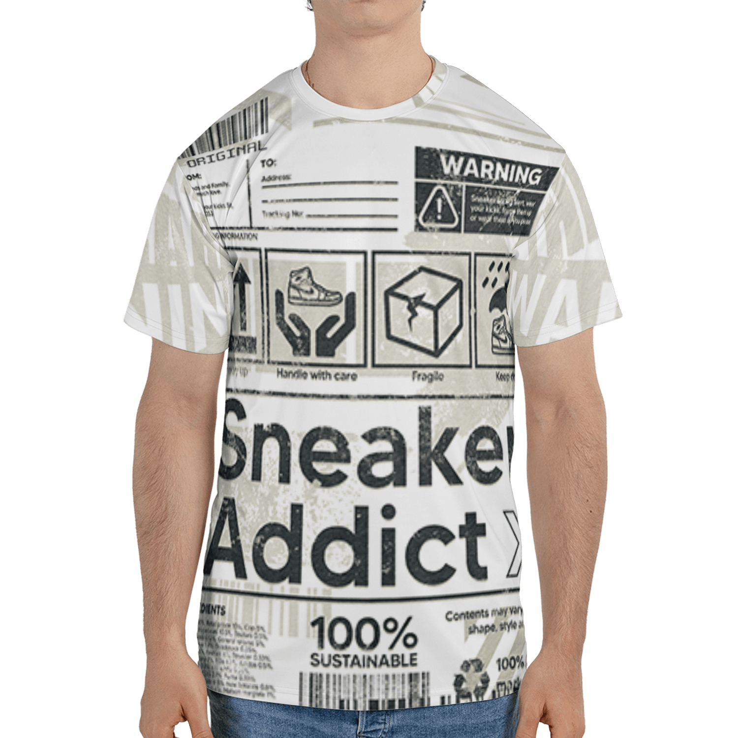 Gratitude 11s T Shirt Match Sneaker Addict 3D All-Over Print Warning - NastyJamz
