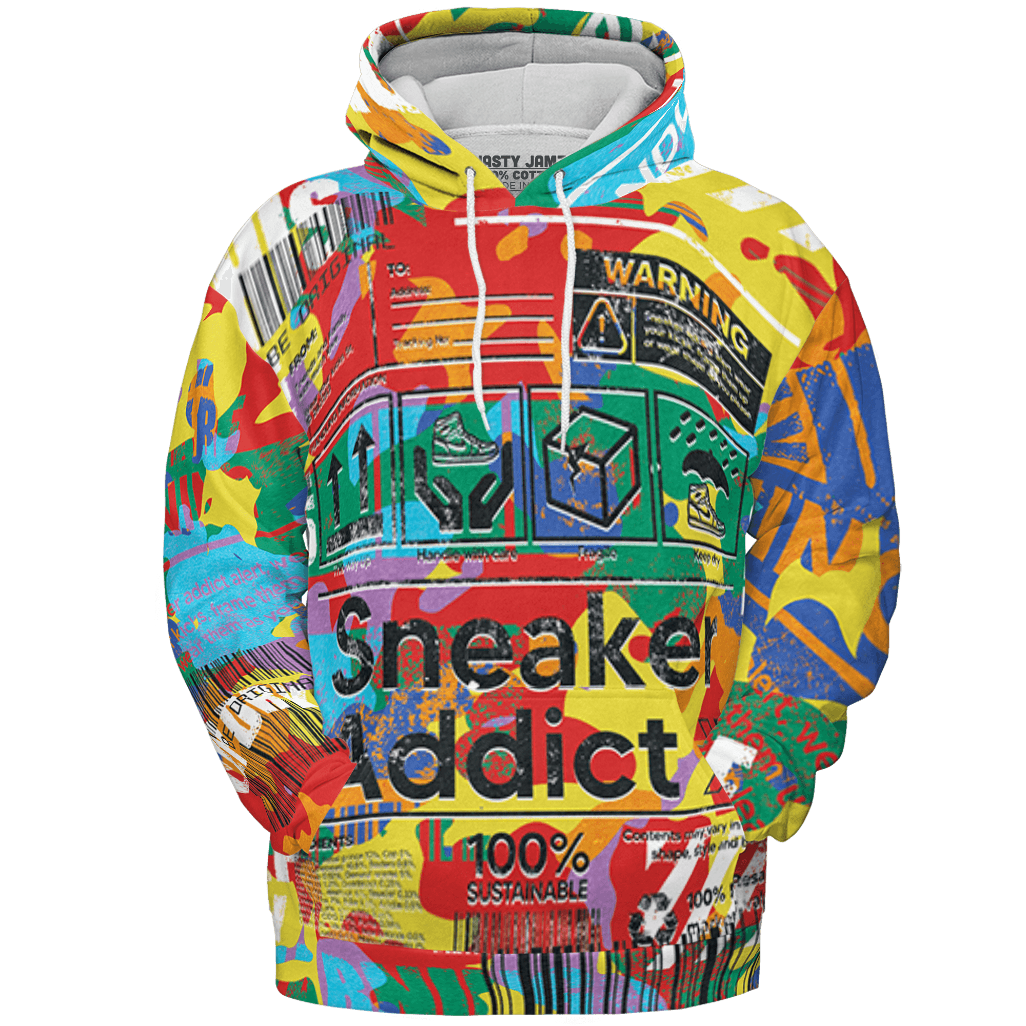 Mid GS Six Championships 1s Hoodie Match Sneaker Addict 3D All-Over Print Warning - NastyJamz