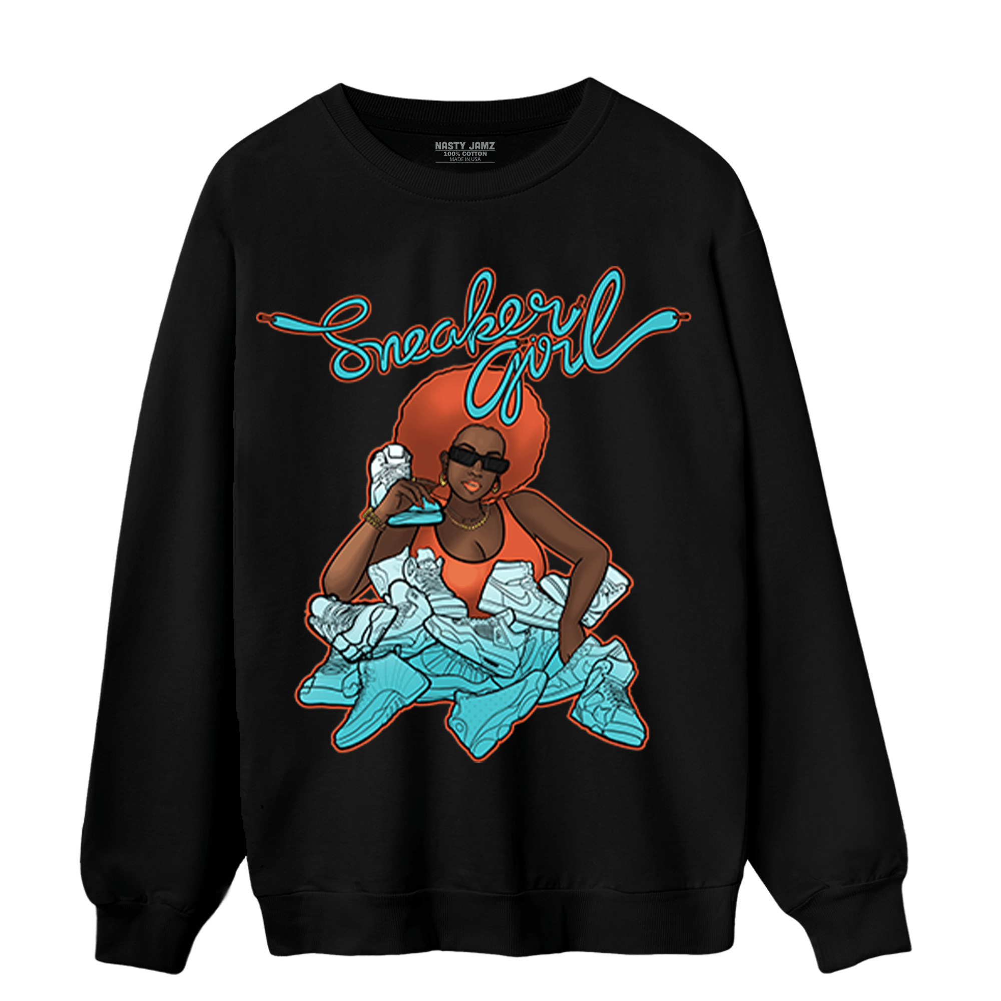 Dunk Low Dolphins Sweatshirt Match Sneaker Girl - NastyJamz