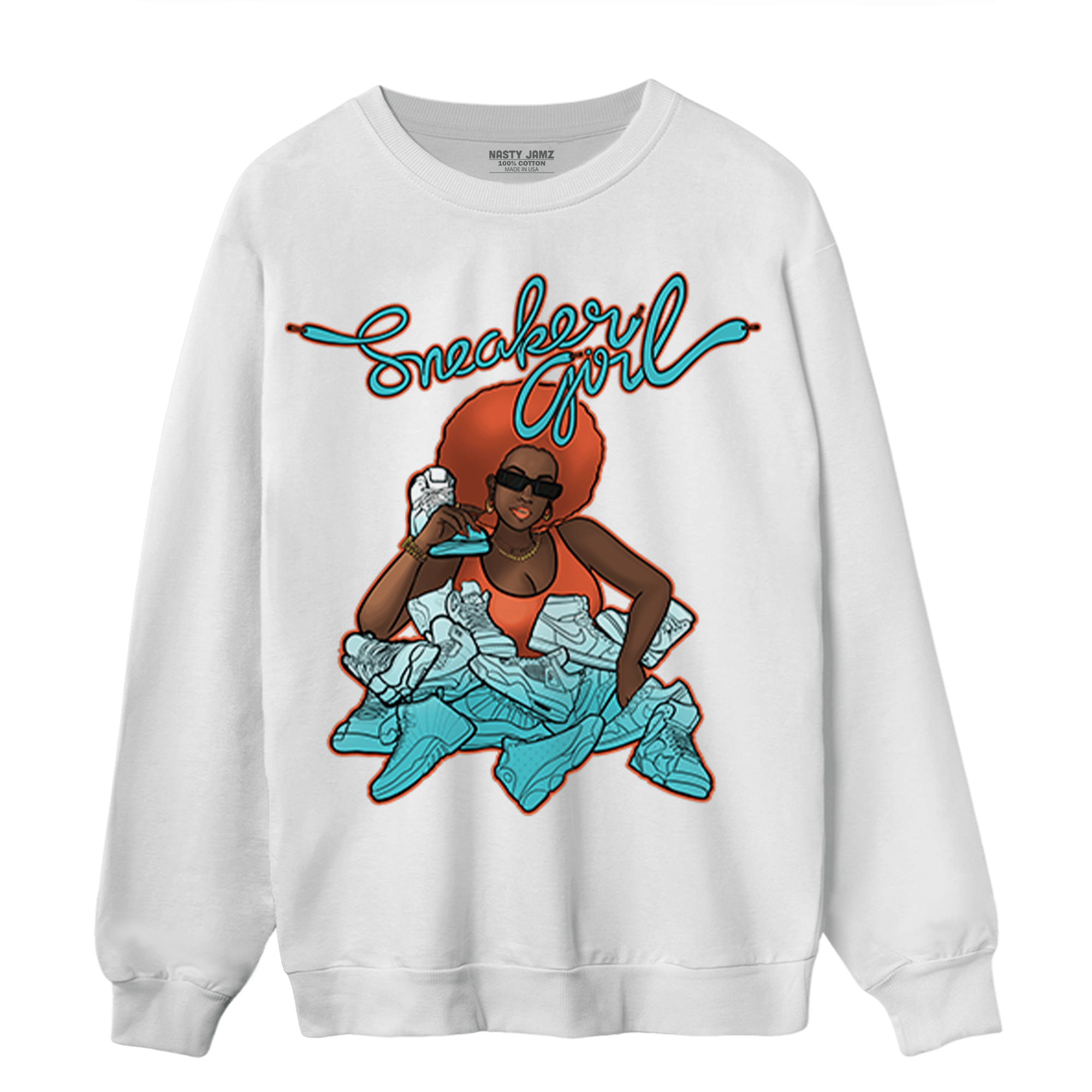 Dunk Low Dolphins Sweatshirt Match Sneaker Girl - NastyJamz