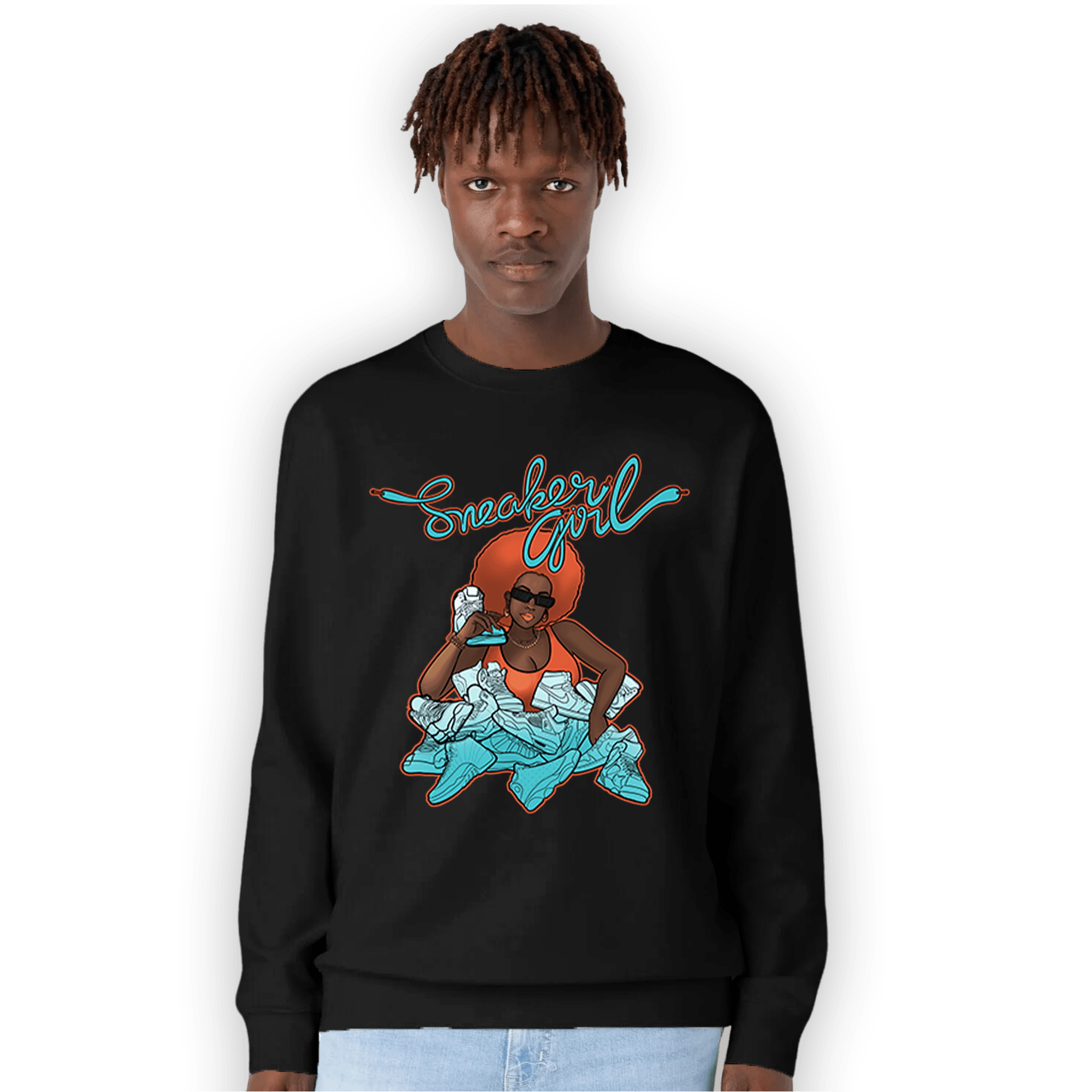 Dunk Low Dolphins Sweatshirt Match Sneaker Girl - NastyJamz