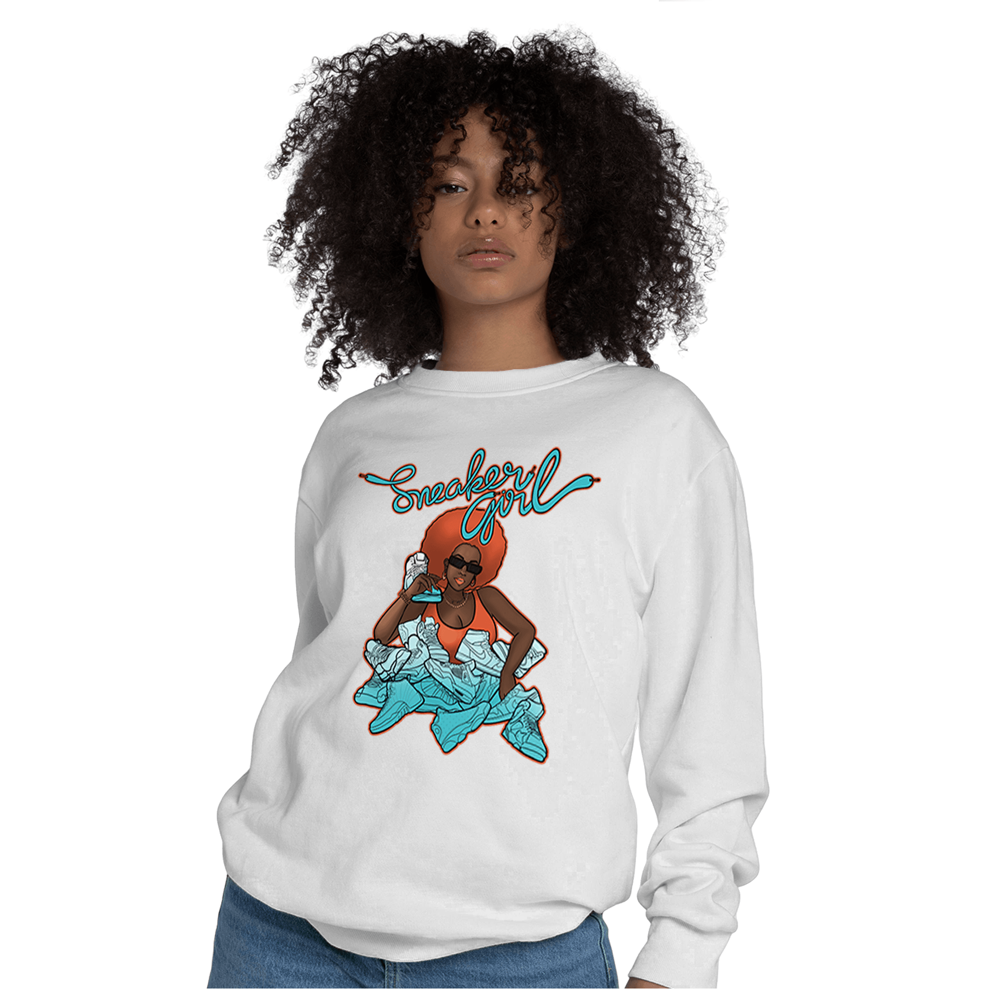 Dunk Low Dolphins Sweatshirt Match Sneaker Girl - NastyJamz