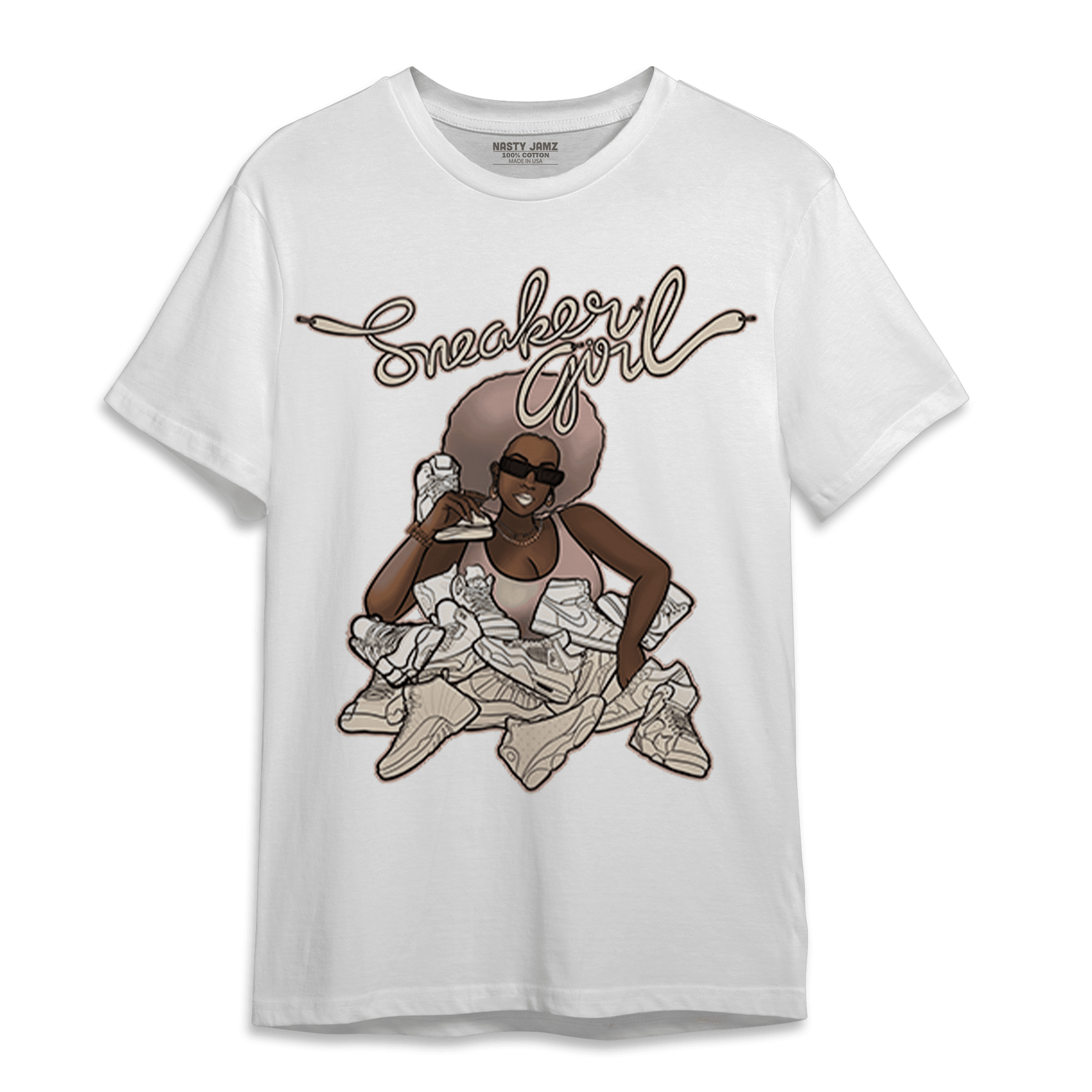 Dunk Low Twist Sanddrift T Shirt Match Sneaker Girl - NastyJamz