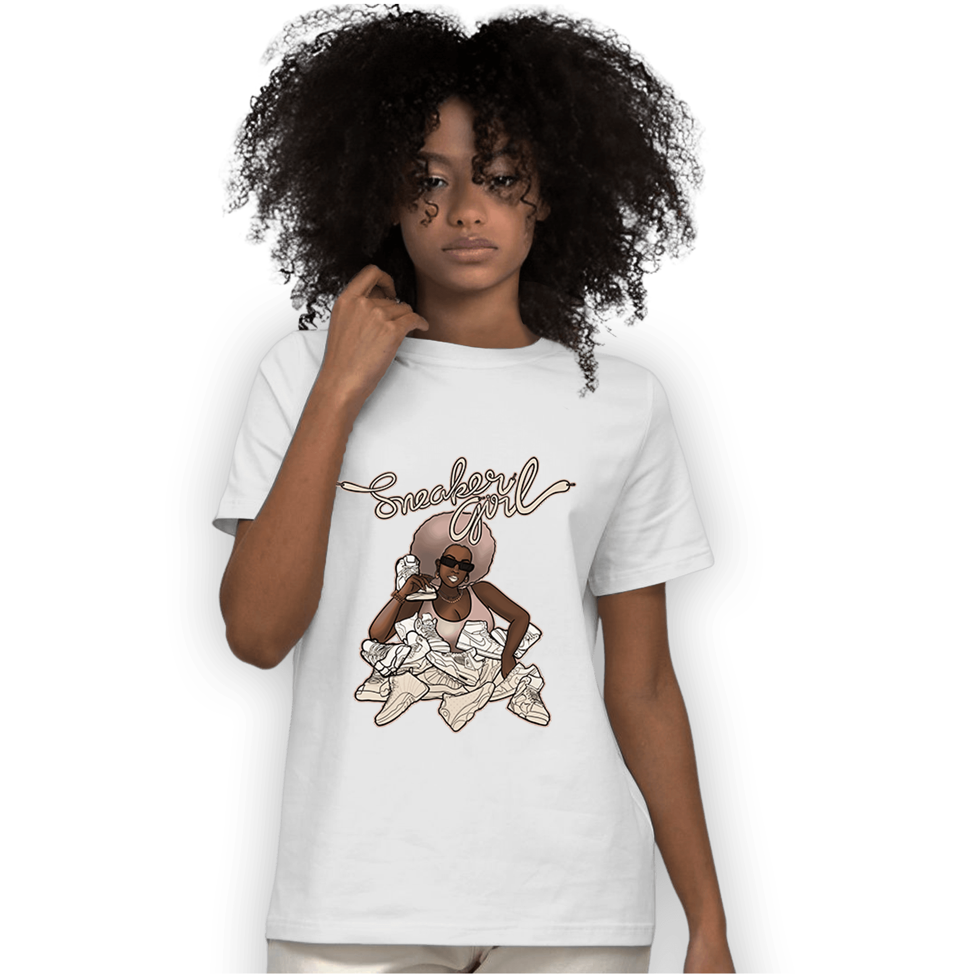 Dunk Low Twist Sanddrift T Shirt Match Sneaker Girl - NastyJamz