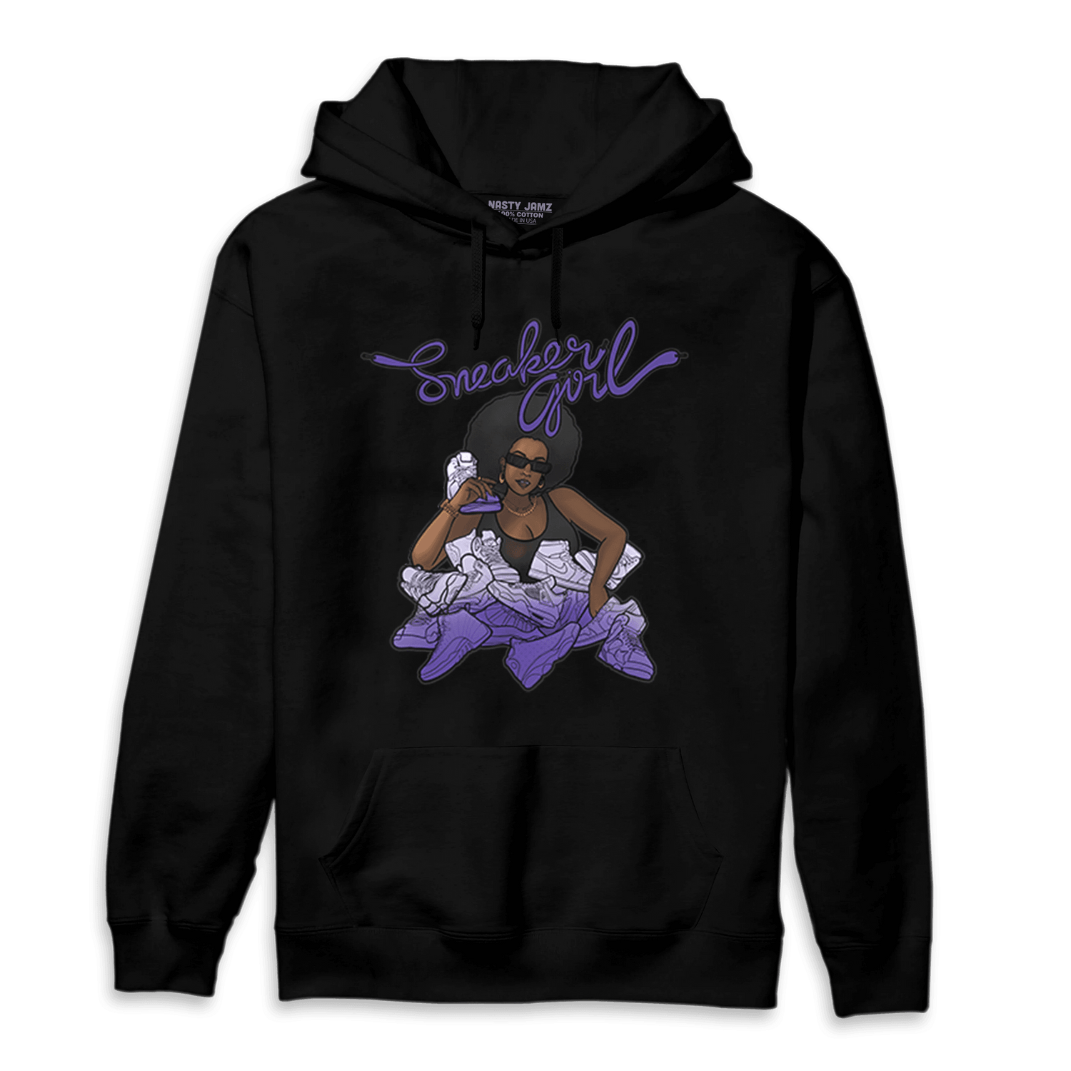 Field Purple 12s Hoodie Match Sneaker Girl - NastyJamz