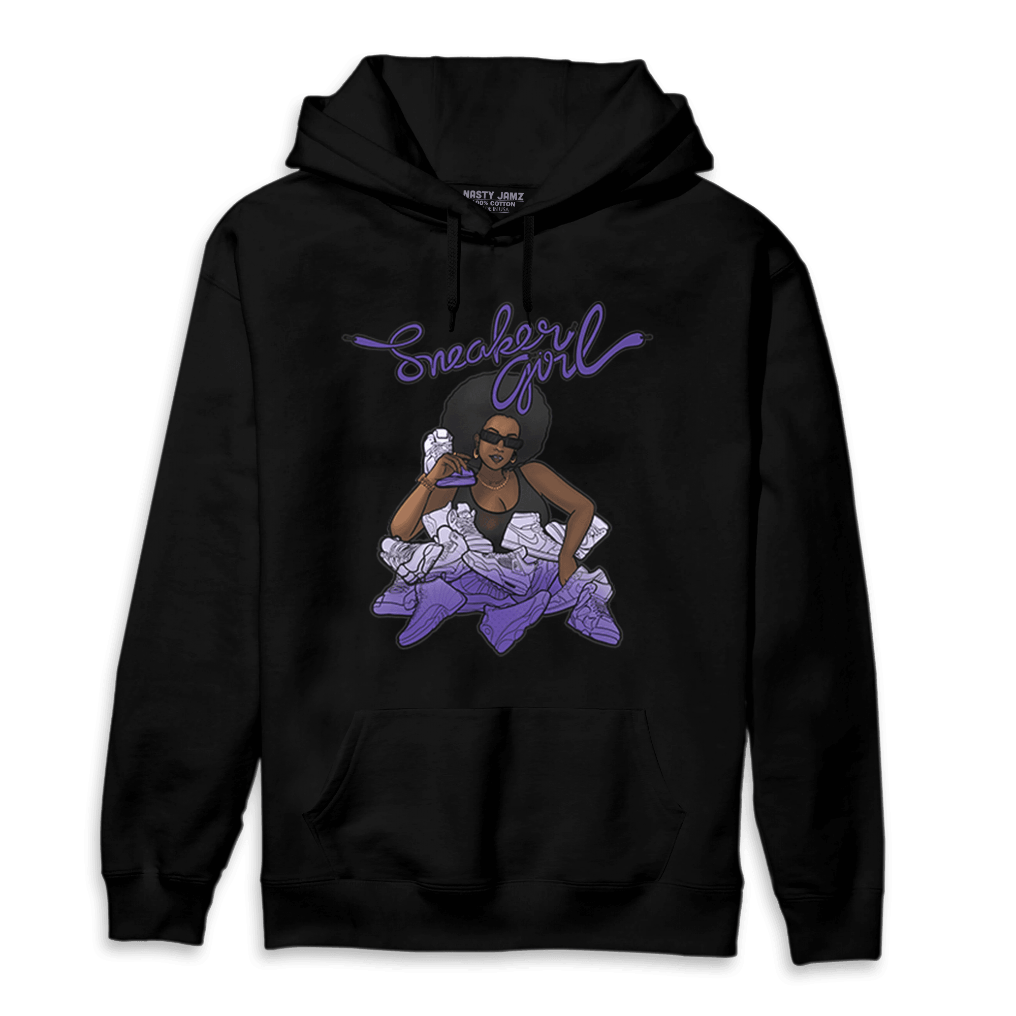 Field Purple 12s Hoodie Match Sneaker Girl - NastyJamz