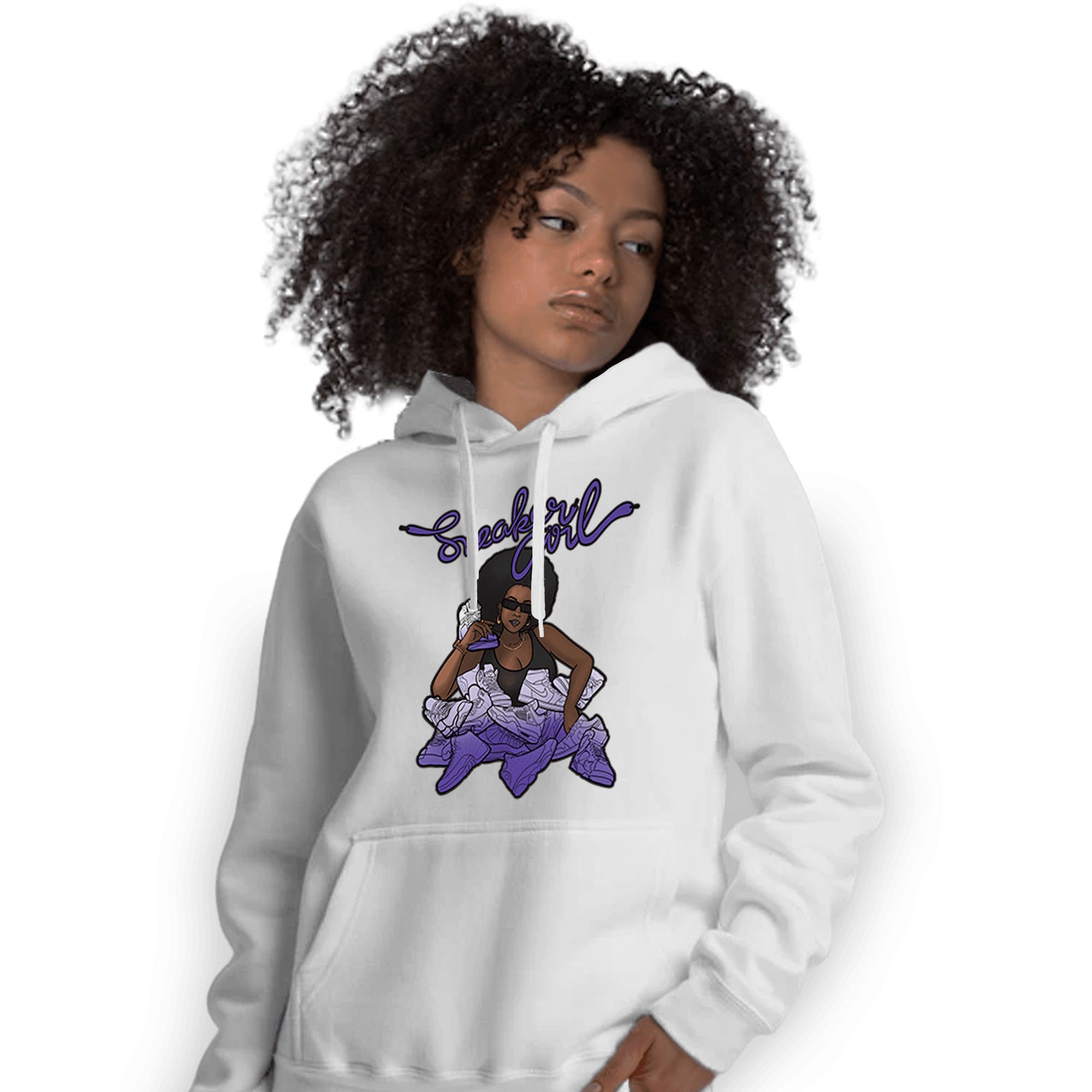 Field Purple 12s Hoodie Match Sneaker Girl - NastyJamz