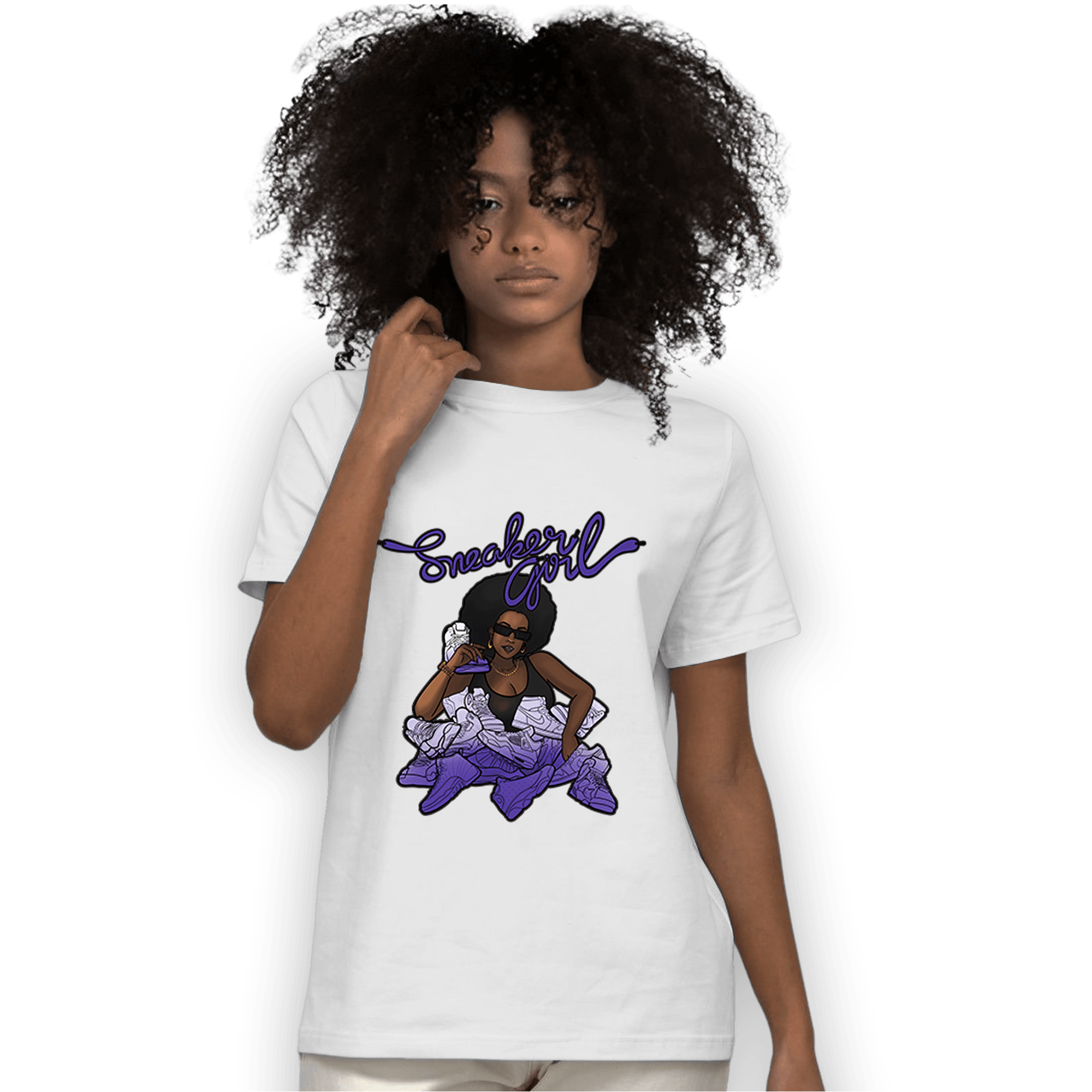 Field Purple 12s T Shirt Match Sneaker Girl - NastyJamz