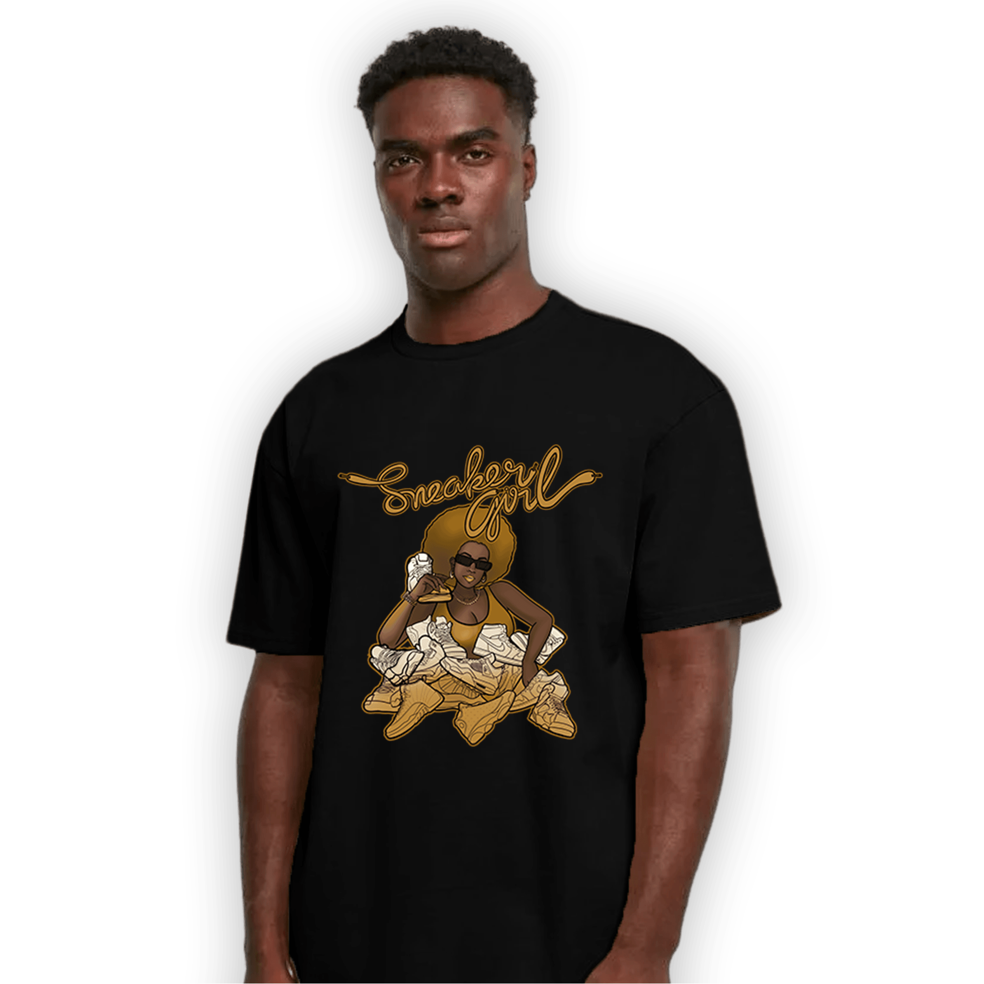 Wheat 13s T Shirt Match Sneaker Girl - NastyJamz