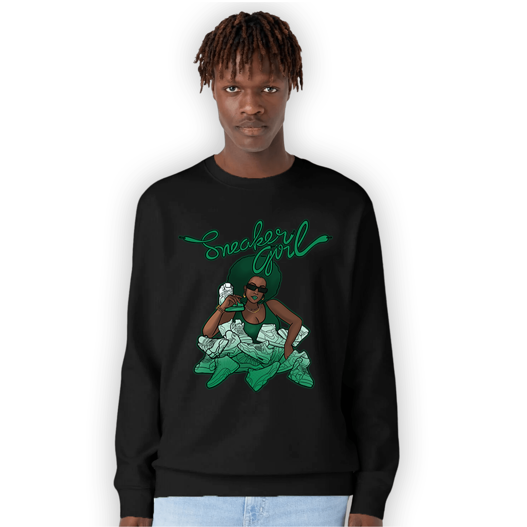 Celtic Lucky Green 1s Sweatshirt Match Sneaker Girl - NastyJamz