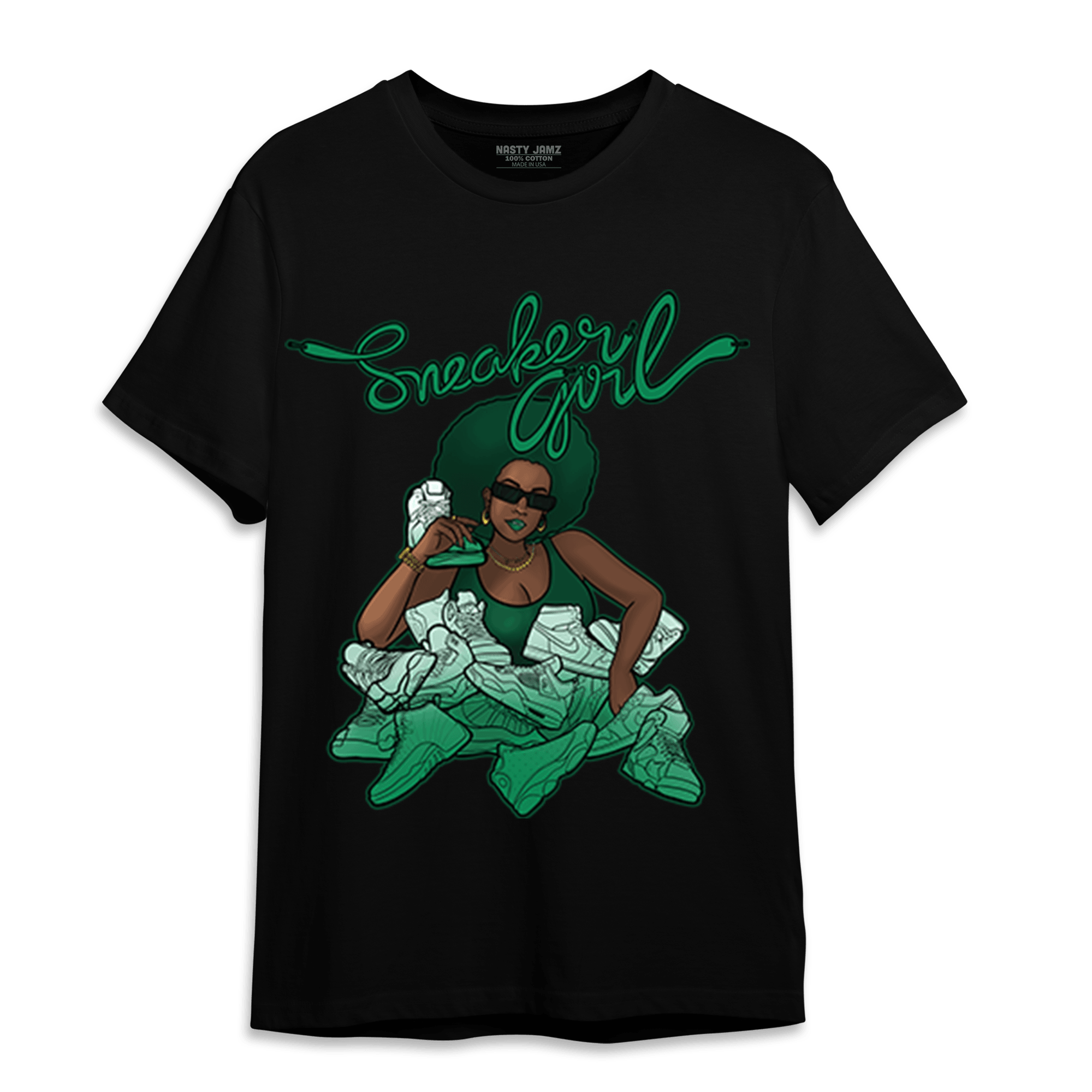 Celtic Lucky Green 1s T Shirt Match Sneaker Girl - NastyJamz