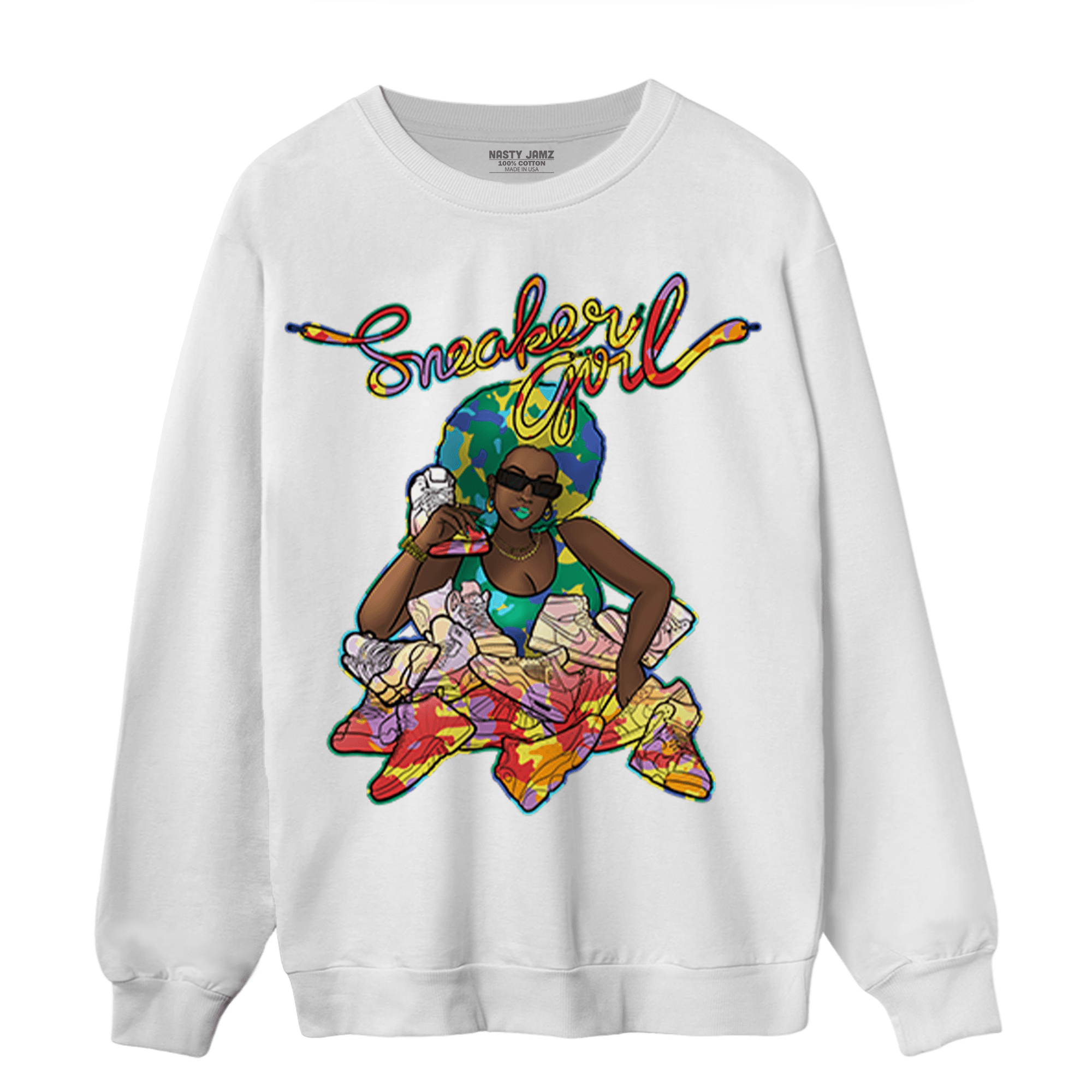 Mid GS Six Championships 1s Sweatshirt Match Sneaker Girl - NastyJamz